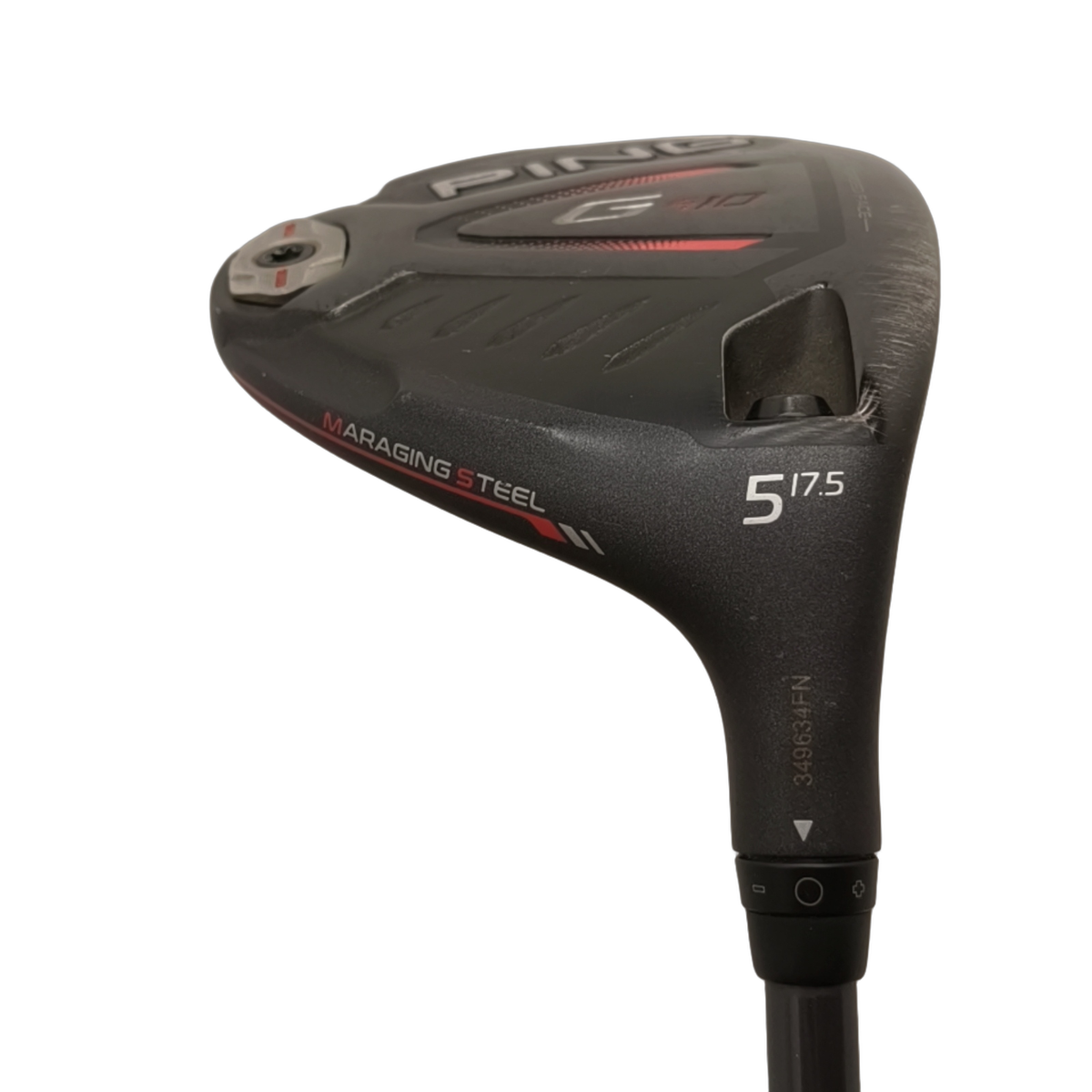PING G410 Fairway Wood / Flex A-flex / #5/17.5 [model:birefnet-general] [bg:handrolled]