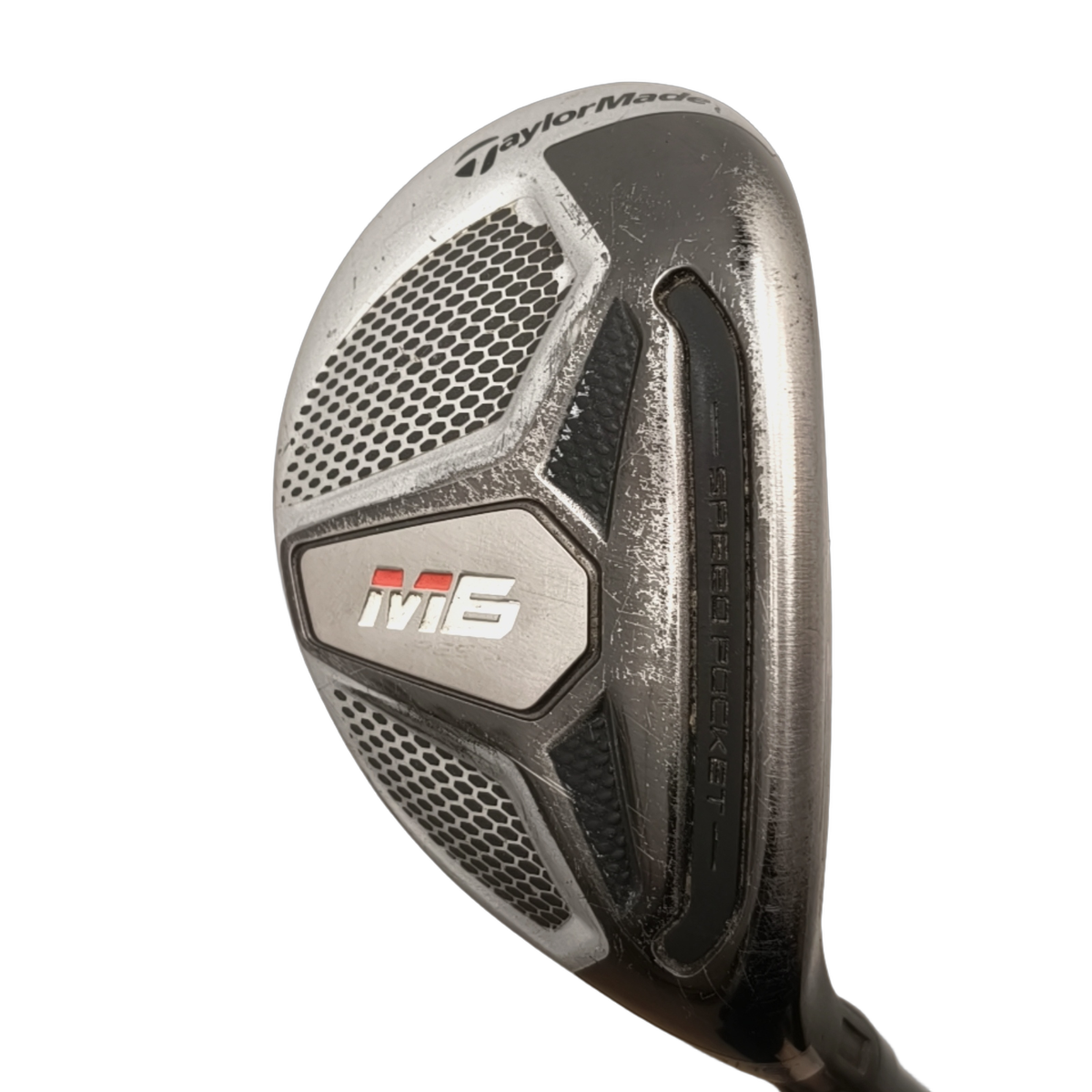 TaylorMade M6 Hybrid / Flex Stiff / #3/19 [model:birefnet-general] [bg:handrolled]