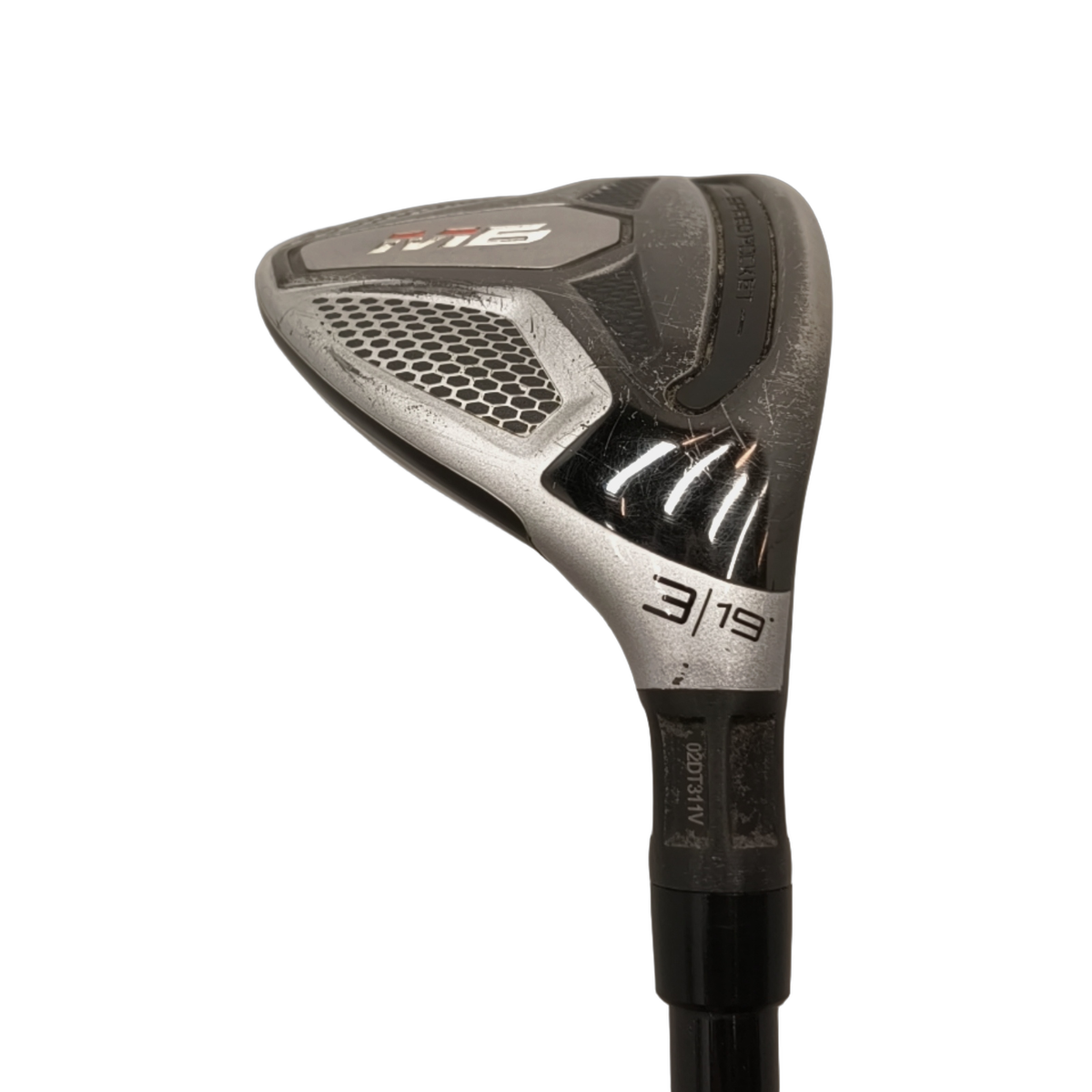 TaylorMade M6 Hybrid / Flex Stiff / #3/19 [model:birefnet-general] [bg:handrolled]