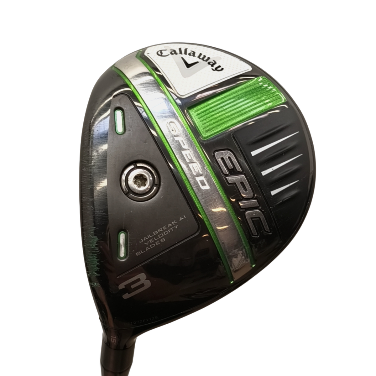 Venstre Callaway Epic Speed Fairway Wood / Flex Ladies / #3/15 [model:birefnet-general] [bg:handrolled]