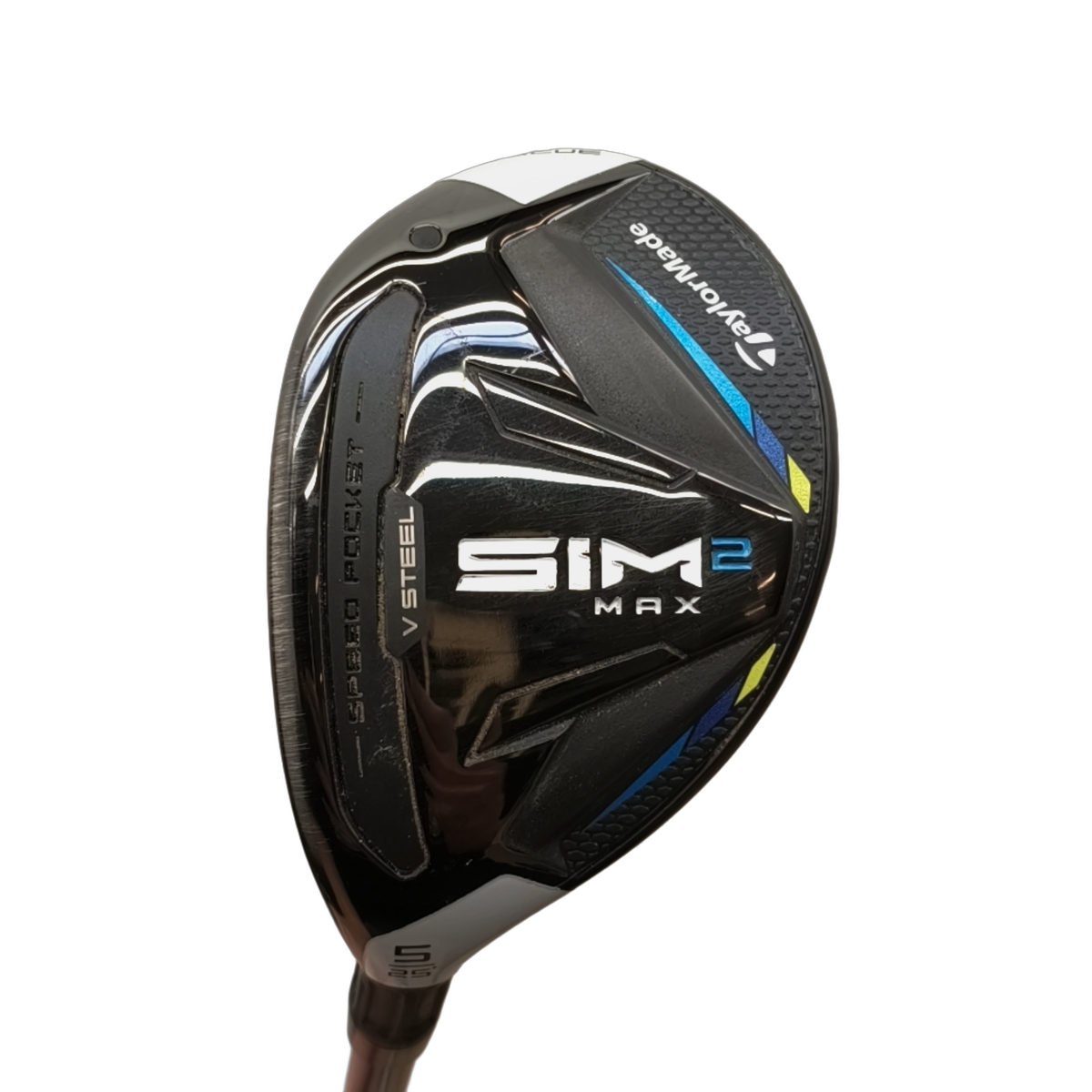Venstre TaylorMade Sim 2 Max Hybrid / Flex Regular / #5/15 [model:birefnet-general] [bg:handrolled]