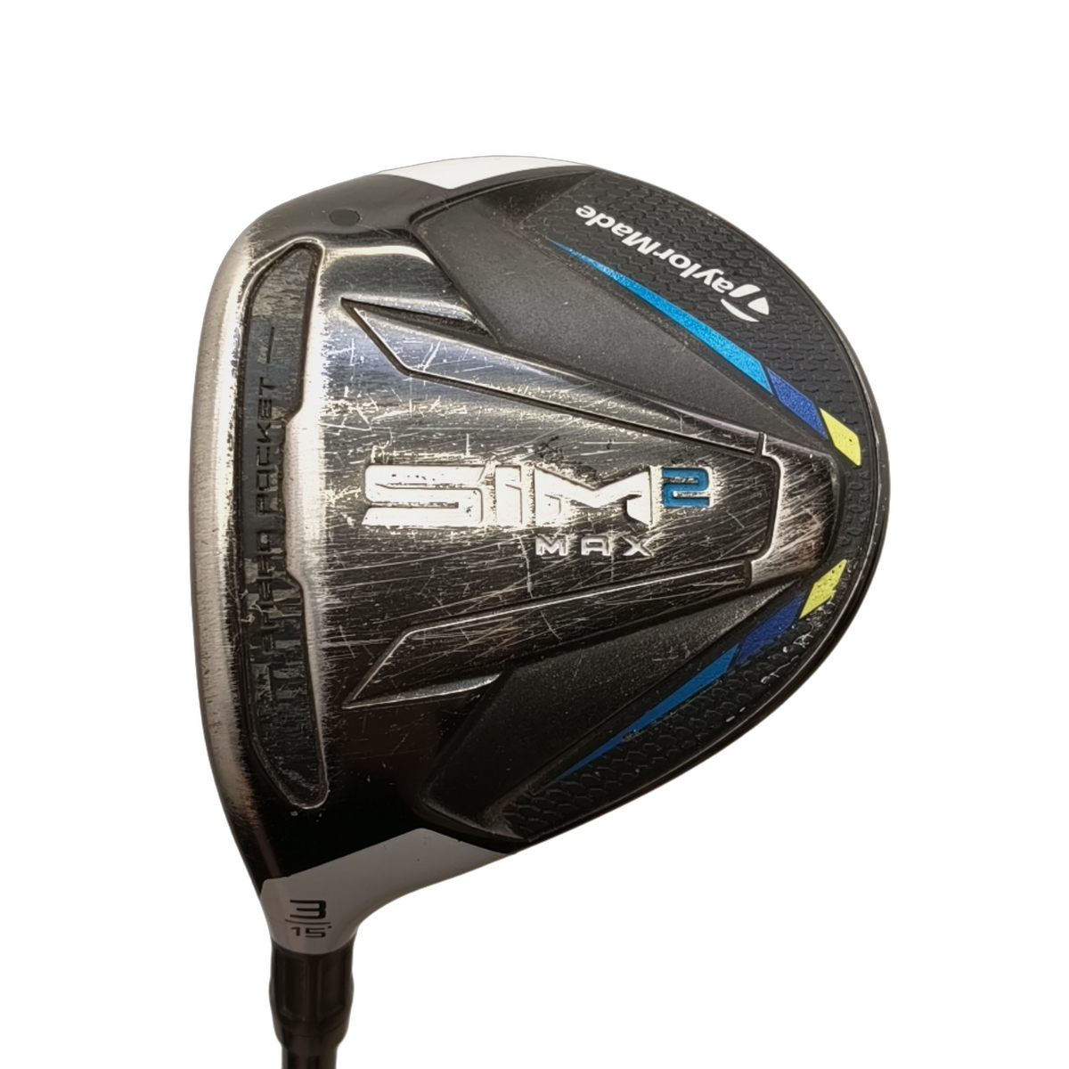 Venstre TaylorMade Sim 2 Max Fairway Wood / Flex Regular / #3/15 [model:birefnet-general] [bg:handrolled]