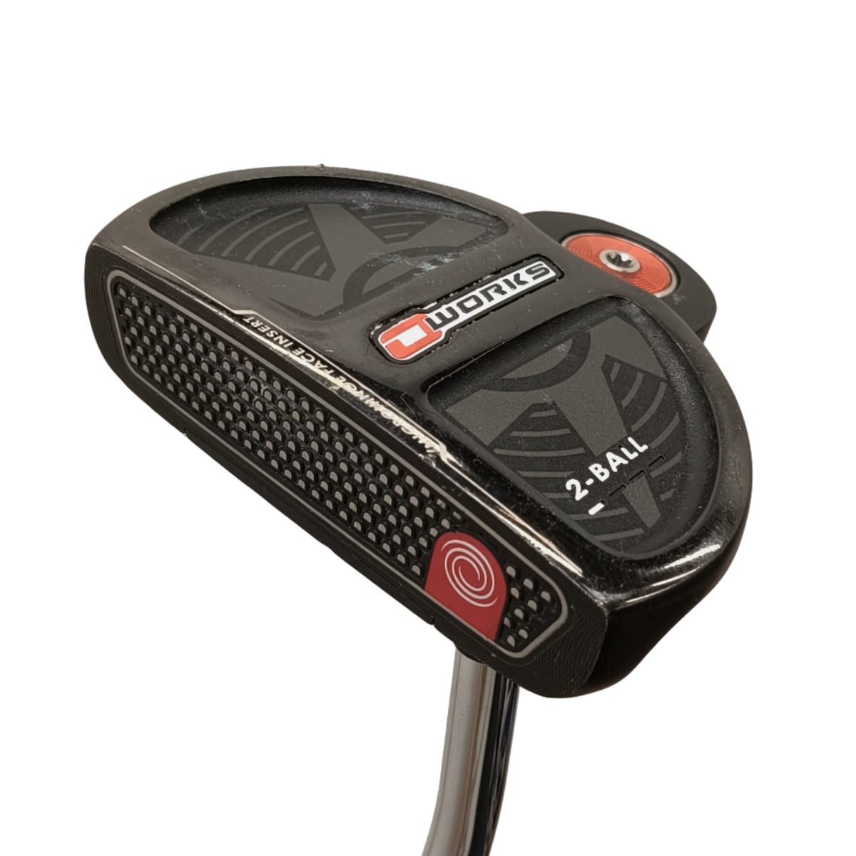Venstre Odyssey O-Works 2-Ball Putter / 35" [model:birefnet-general] [bg:handrolled]
