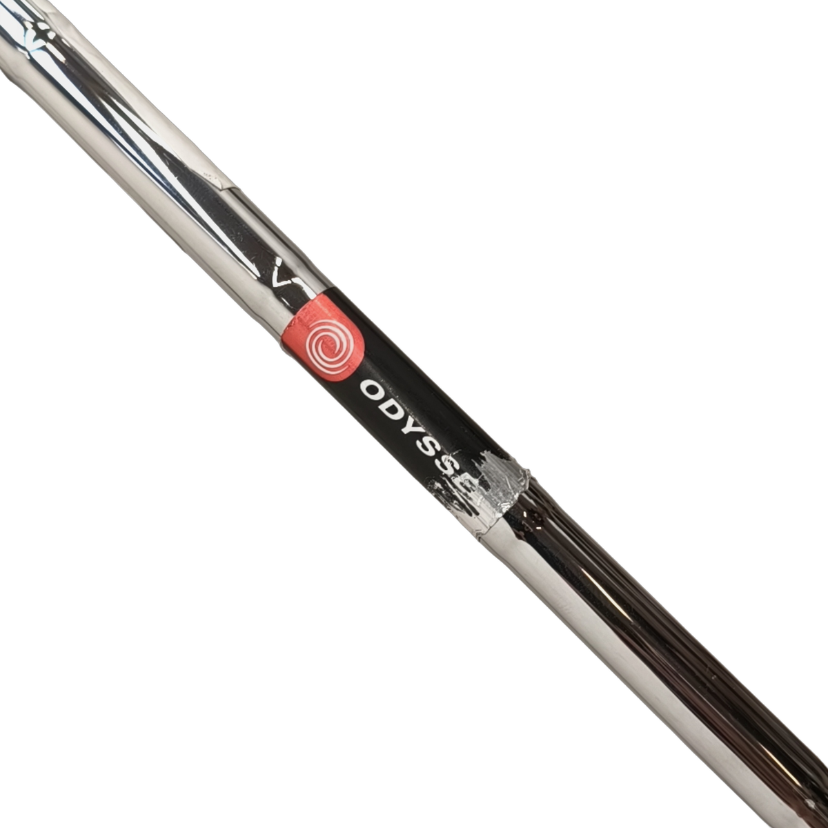Venstre Odyssey O-Works 2-Ball Putter / 35" [model:birefnet-general] [bg:handrolled]