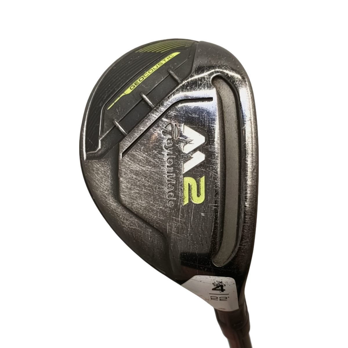 TaylorMade M2 2017 Hybrid / Flex Regular / #4/22 [model:birefnet-general] [bg:handrolled]