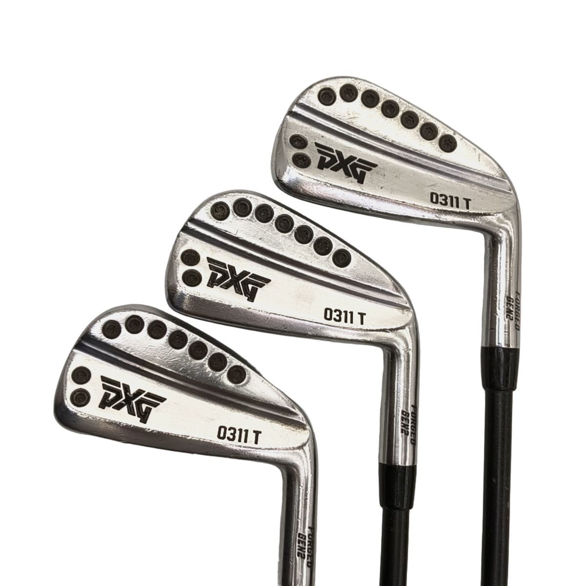 PXG 0311T Gen2 Iron Set / 4-PW / Flex Stiff / Graphite [model:birefnet-general] [bg:handrolled]