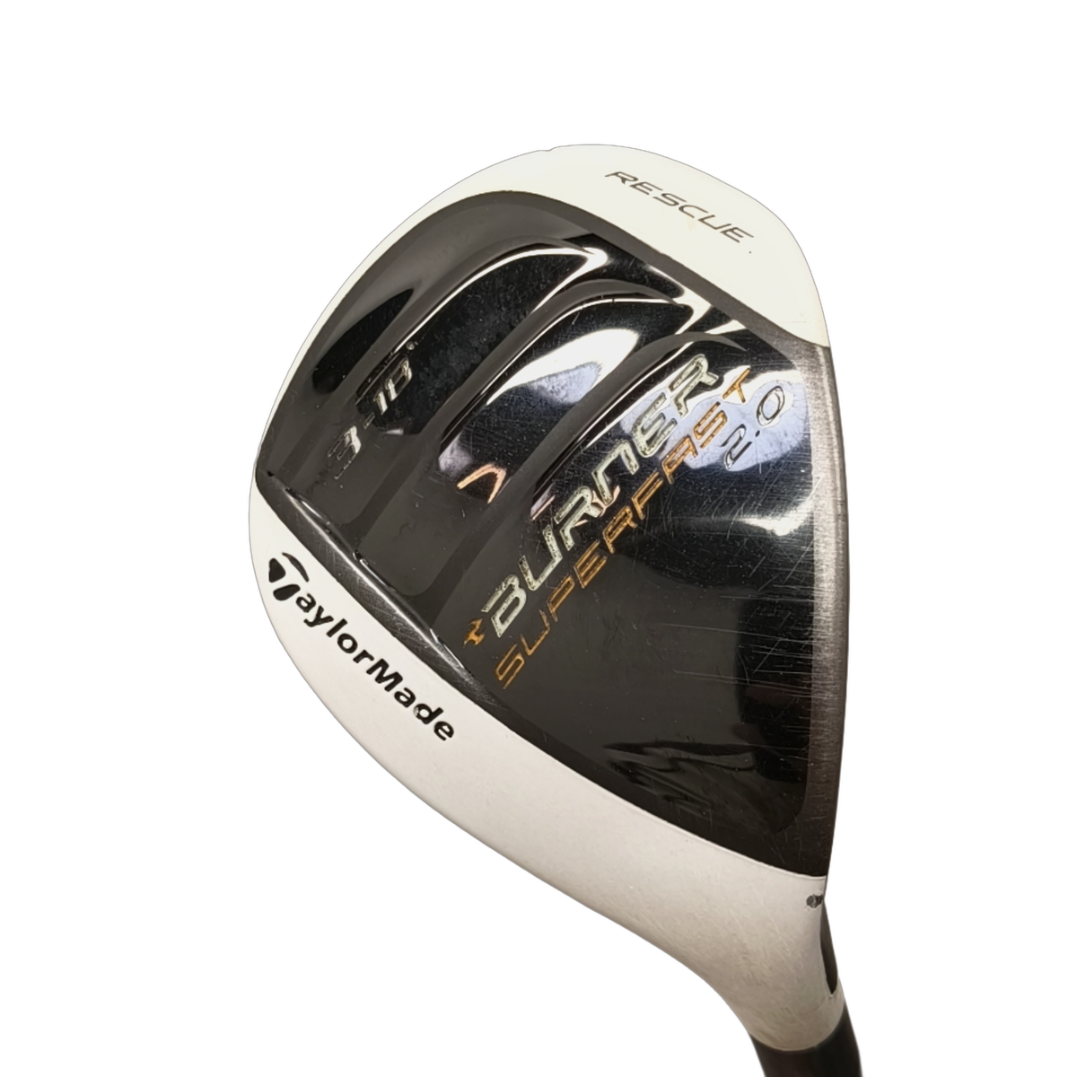 TaylorMade Burner Superfast 2.0 Hybrid / Flex Regular / #3/18 [model:birefnet-general] [bg:handrolled]
