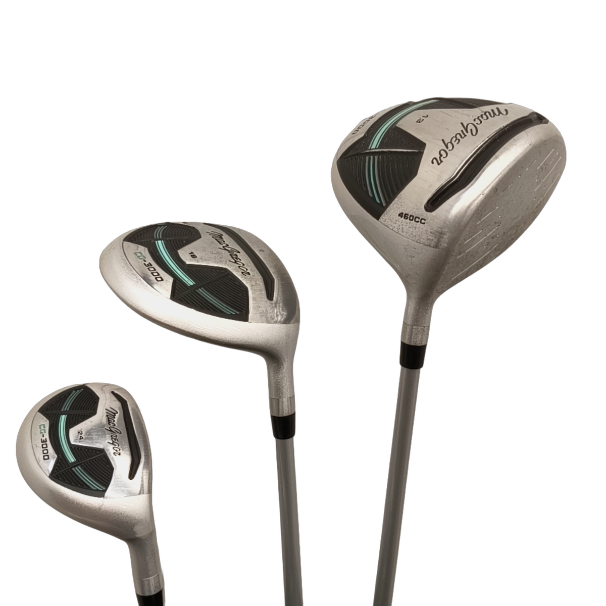 MacGregor CG-3000 Komplet Sæt Uden Bag / 7-PW+SW / Flex Ladies / Grafit [model:birefnet-general] [bg:handrolled]