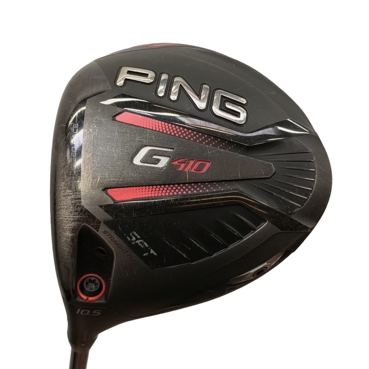 Left PING G410 SFT Driver / Flex Stiff / Loft 10.5 [model:birefnet-general] [bg:handrolled]