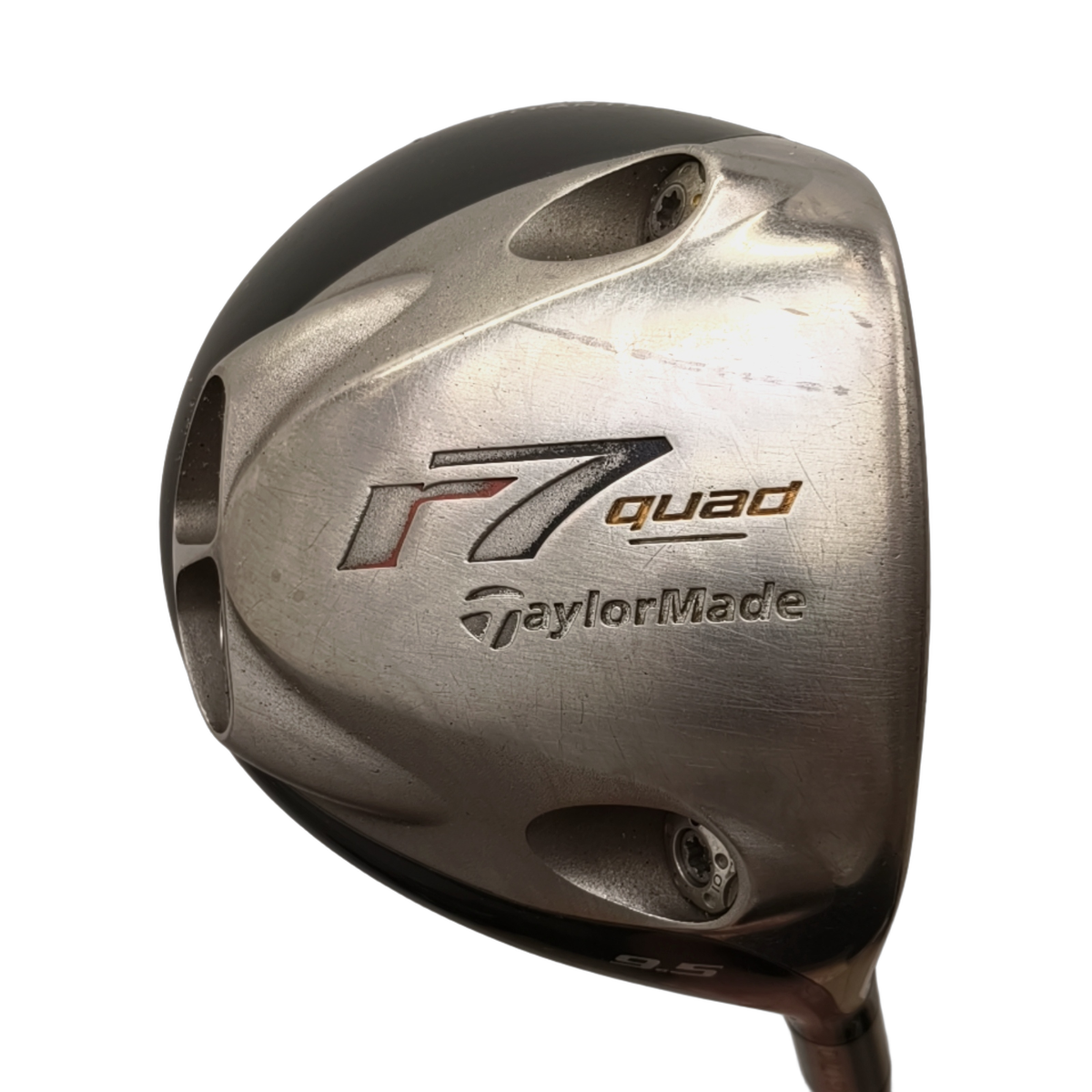 TaylorMade R7 Quad Driver / Flex Stiff / Loft 9.5 [model:birefnet-general] [bg:handrolled]
