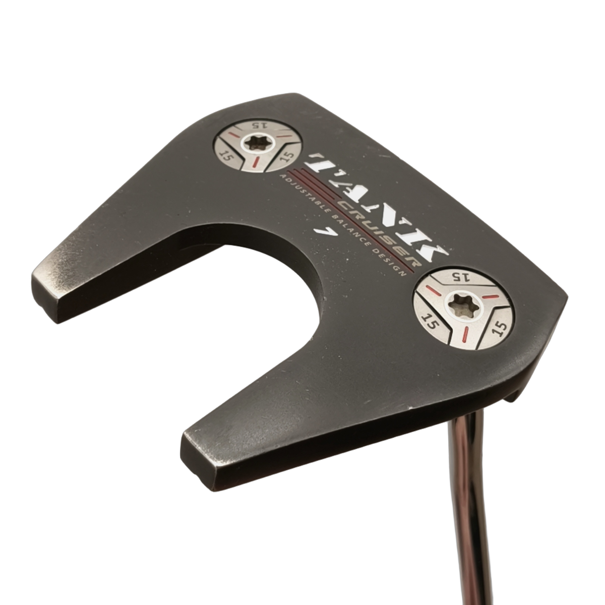 Odyssey Tank 7v Putter / 35" [model:birefnet-general] [bg:handrolled]