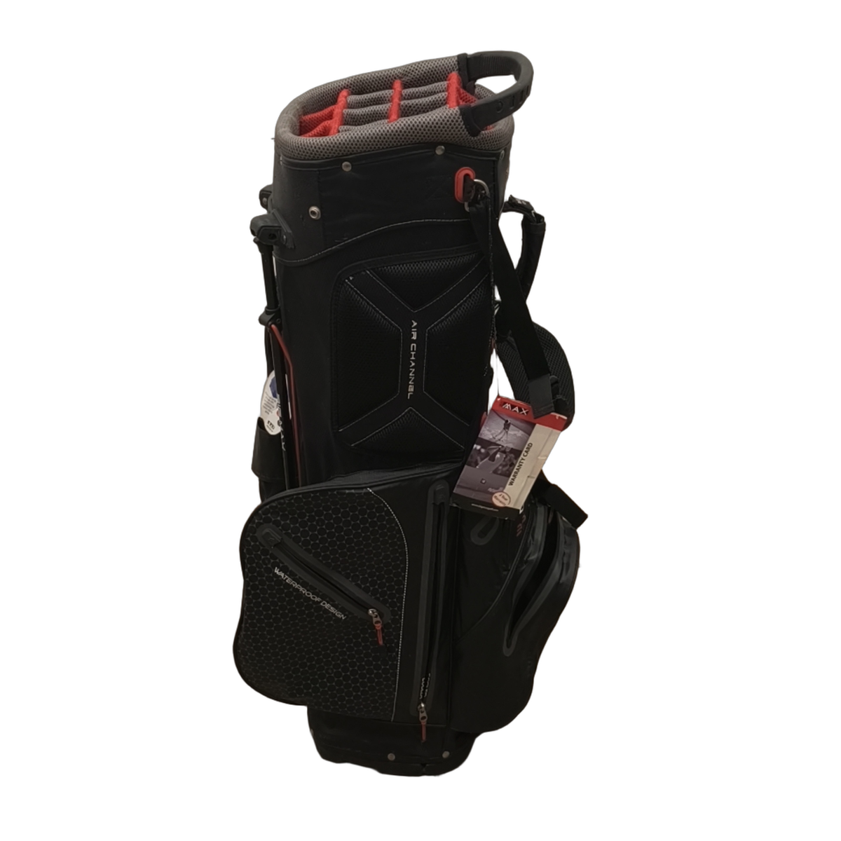 Big Max I-Dry Golf Bag / 14-Rum / Sort [model:birefnet-general] [bg:handrolled]