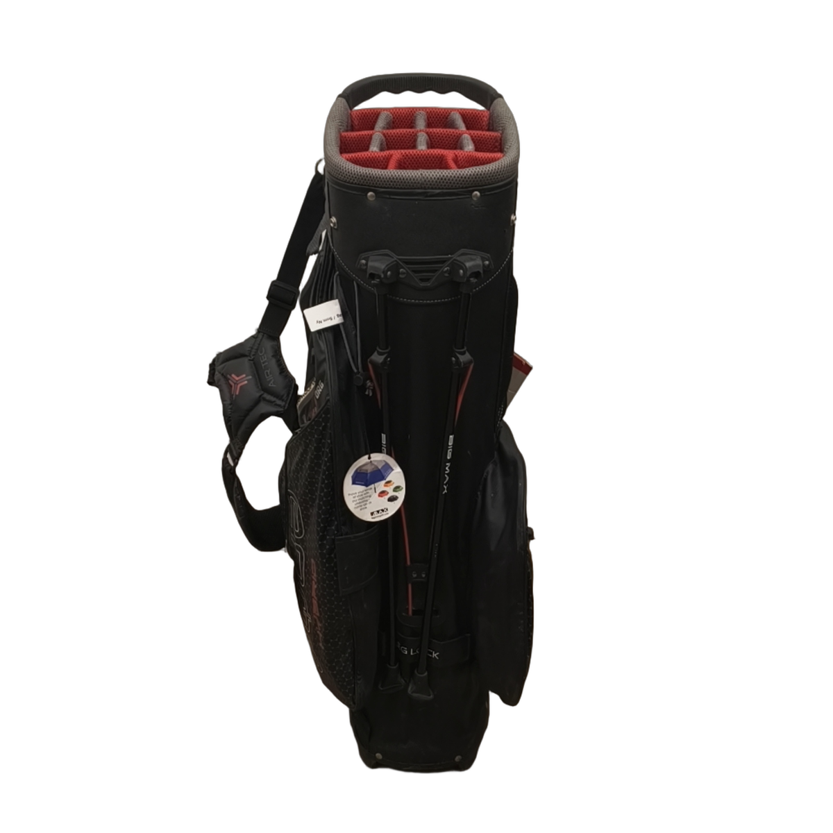Big Max I-Dry Golf Bag / 14-Rum / Sort [model:birefnet-general] [bg:handrolled]