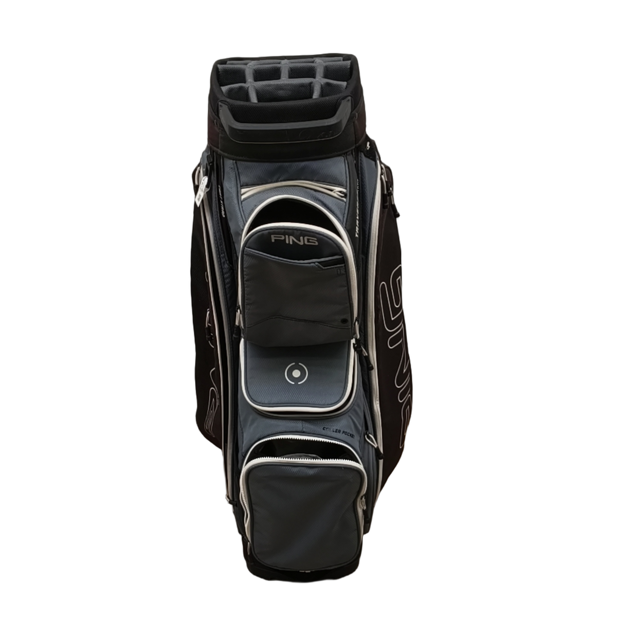 PING Traverse Golf Bag / 14-Rum / Sort [model:birefnet-general] [bg:handrolled]