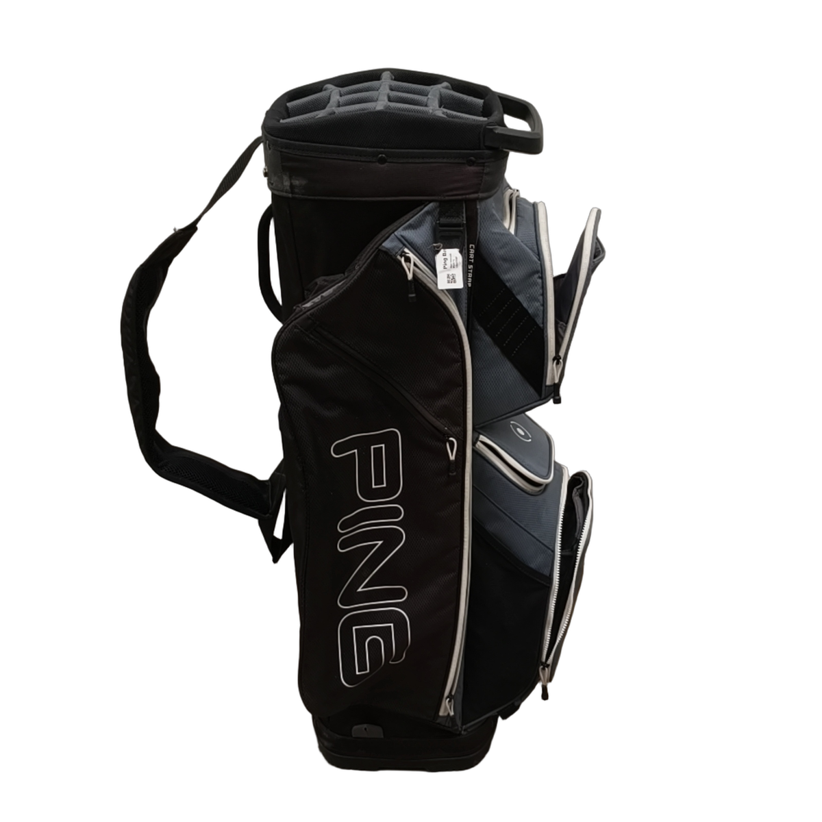 PING Traverse Golf Bag / 14-Rum / Sort [model:birefnet-general] [bg:handrolled]