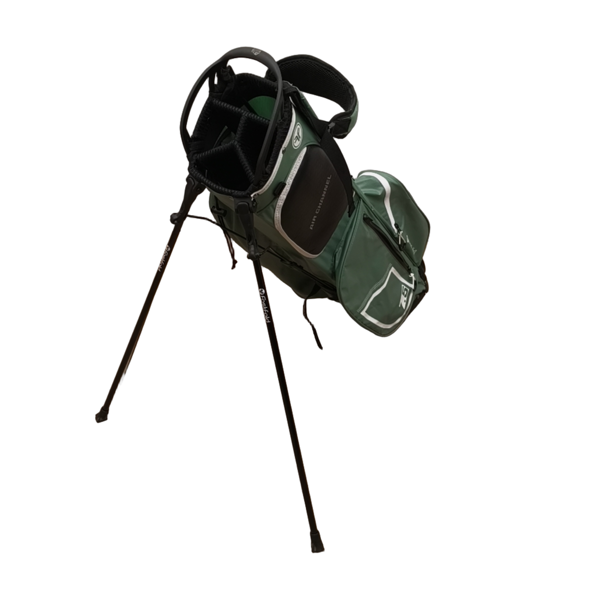 Fastfold Orbiter Golf Bag / 4-Rum / Grøn [model:birefnet-general] [bg:handrolled]