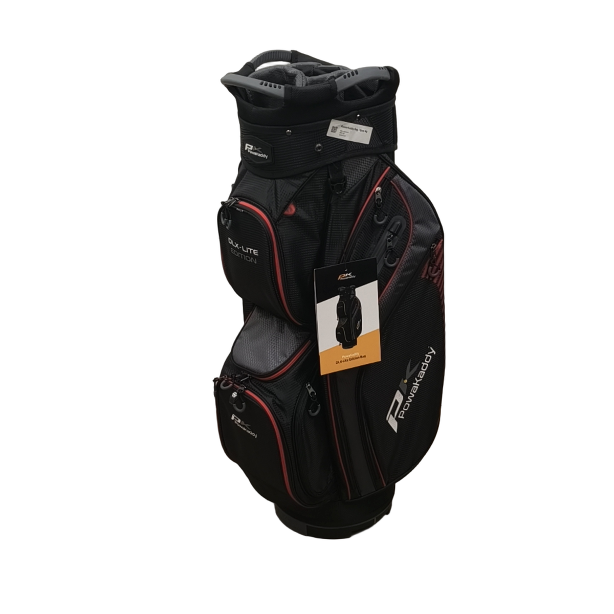 Powakaddy DLX-Lite Golf Bag / 14-Rum / Sort [model:birefnet-general] [bg:handrolled]
