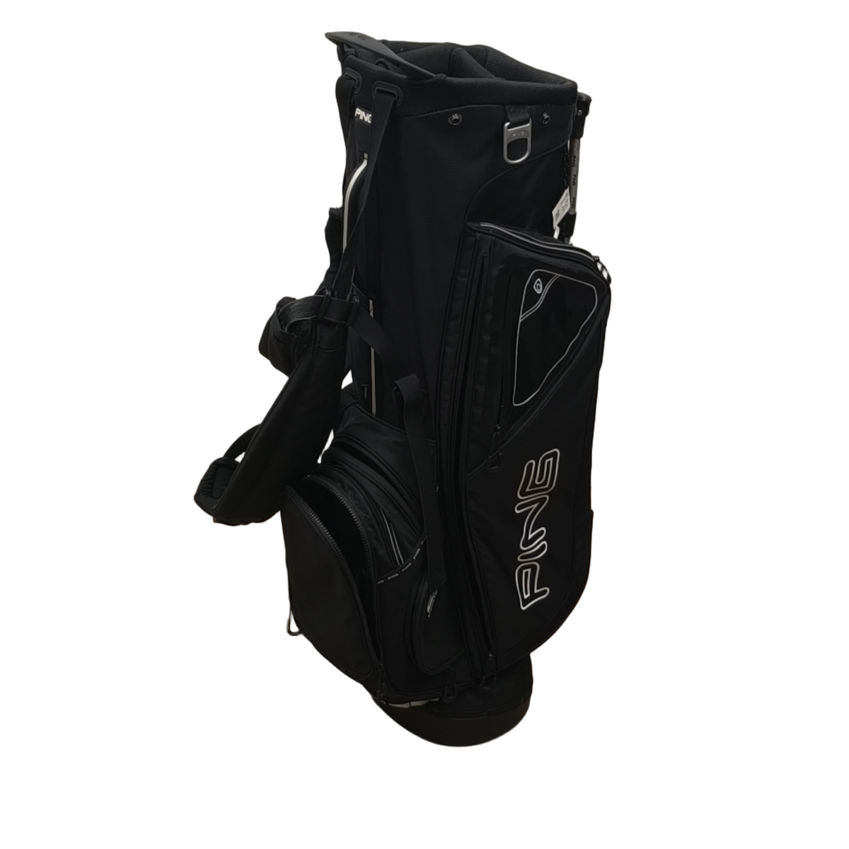 PING E2 Golf Bag / 5-Rum / Sort [model:birefnet-general] [bg:handrolled]