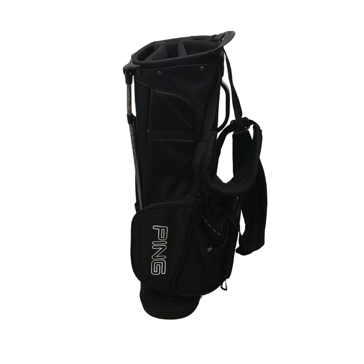 PING E2 Golf Bag / 5-Rum / Sort [model:birefnet-general] [bg:handrolled]