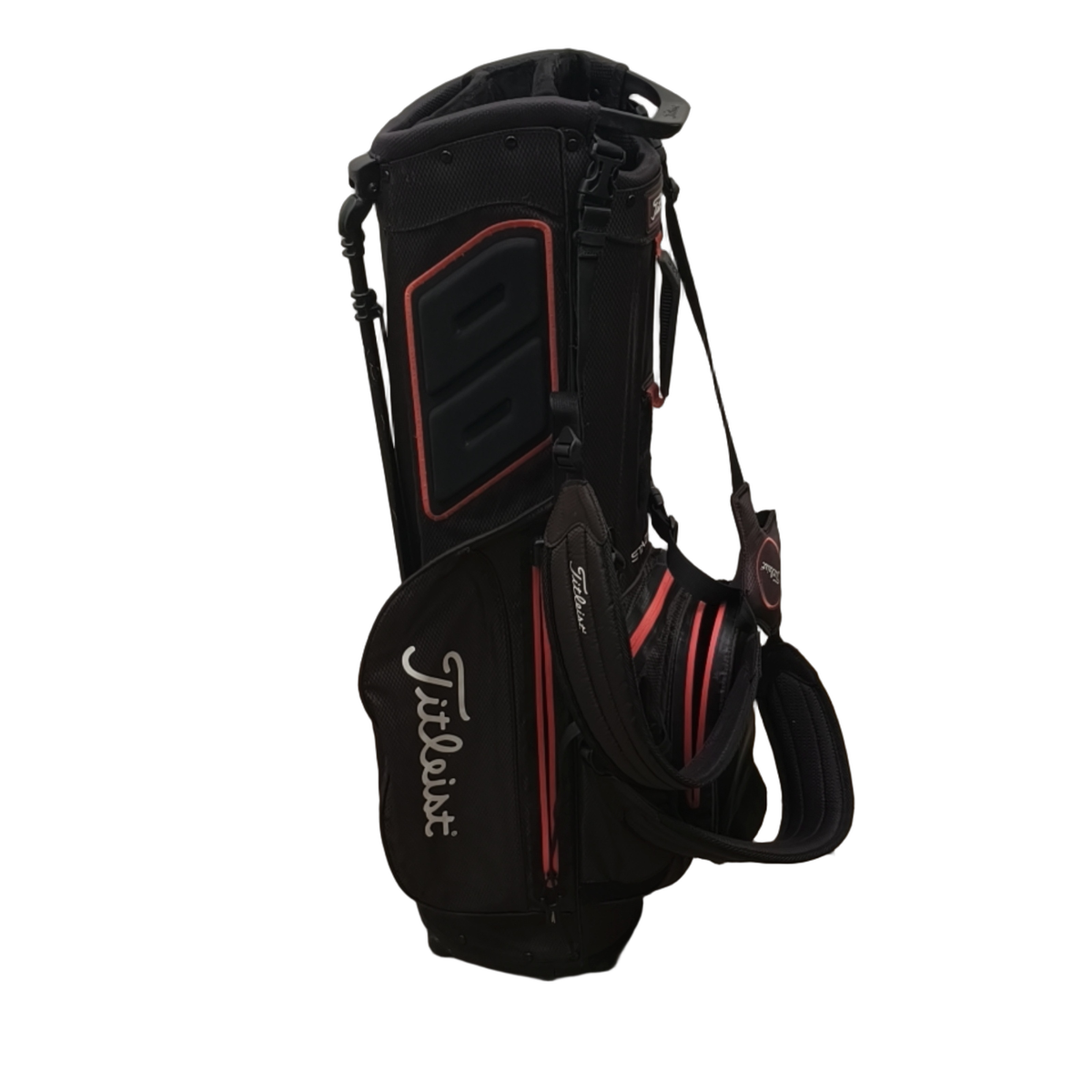 Titleist Players 4+ stadry Golf Bag / 4-way divider / Black [model:birefnet-general] [bg:handrolled]
