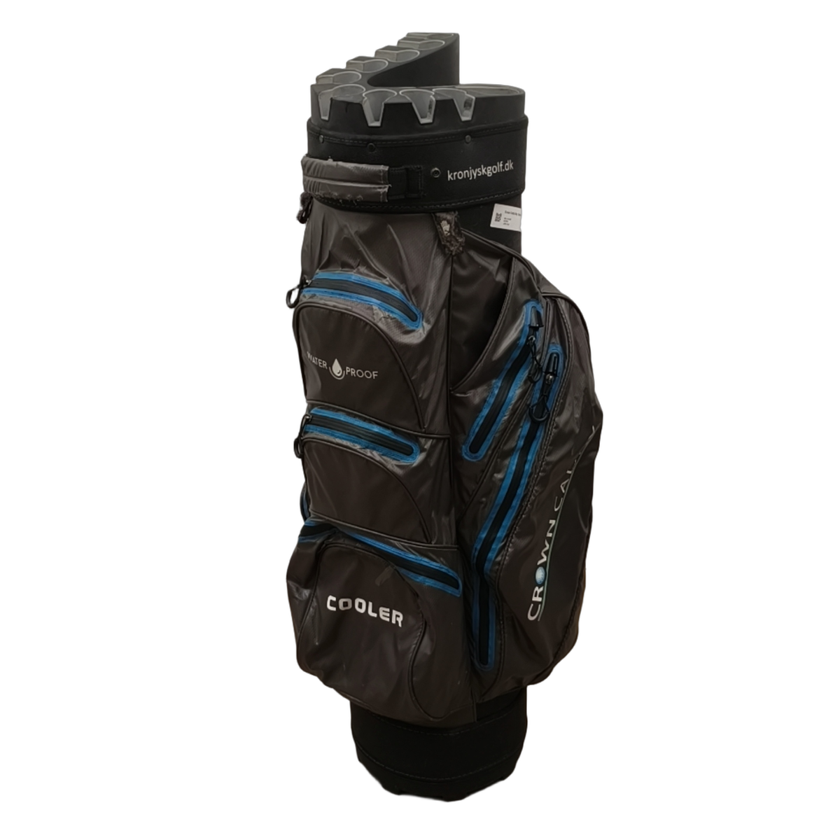 Crown Caddy Golf Bag / 14-way / Grey [model:birefnet-general] [bg:handrolled]