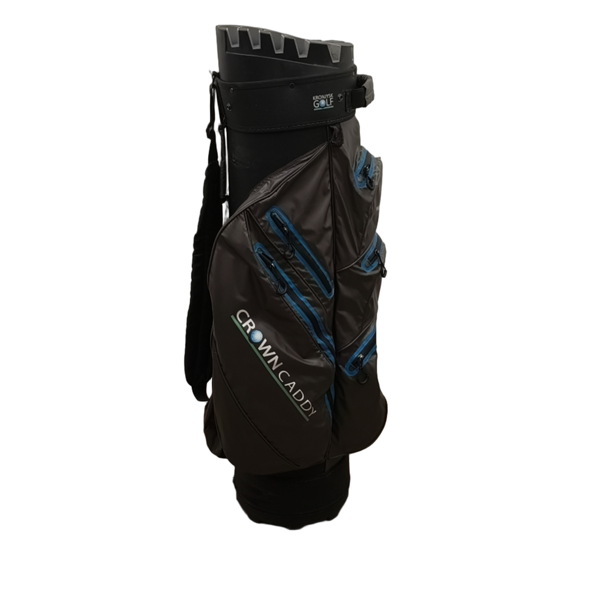 Crown Caddy Golf Bag / 14-way / Grey [model:birefnet-general] [bg:handrolled]