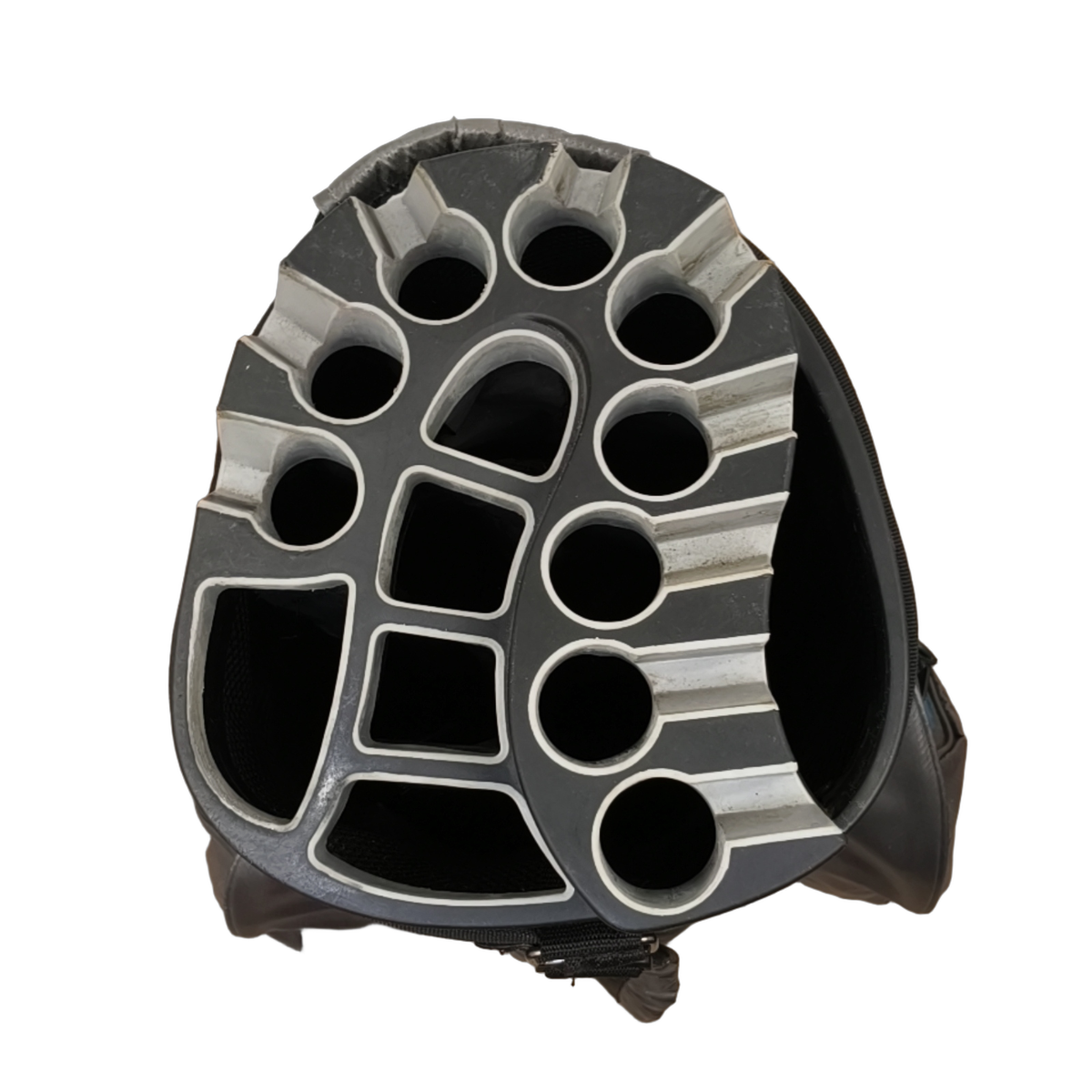 Crown Caddy Golf Bag / 14-way / Grey [model:birefnet-general] [bg:handrolled]