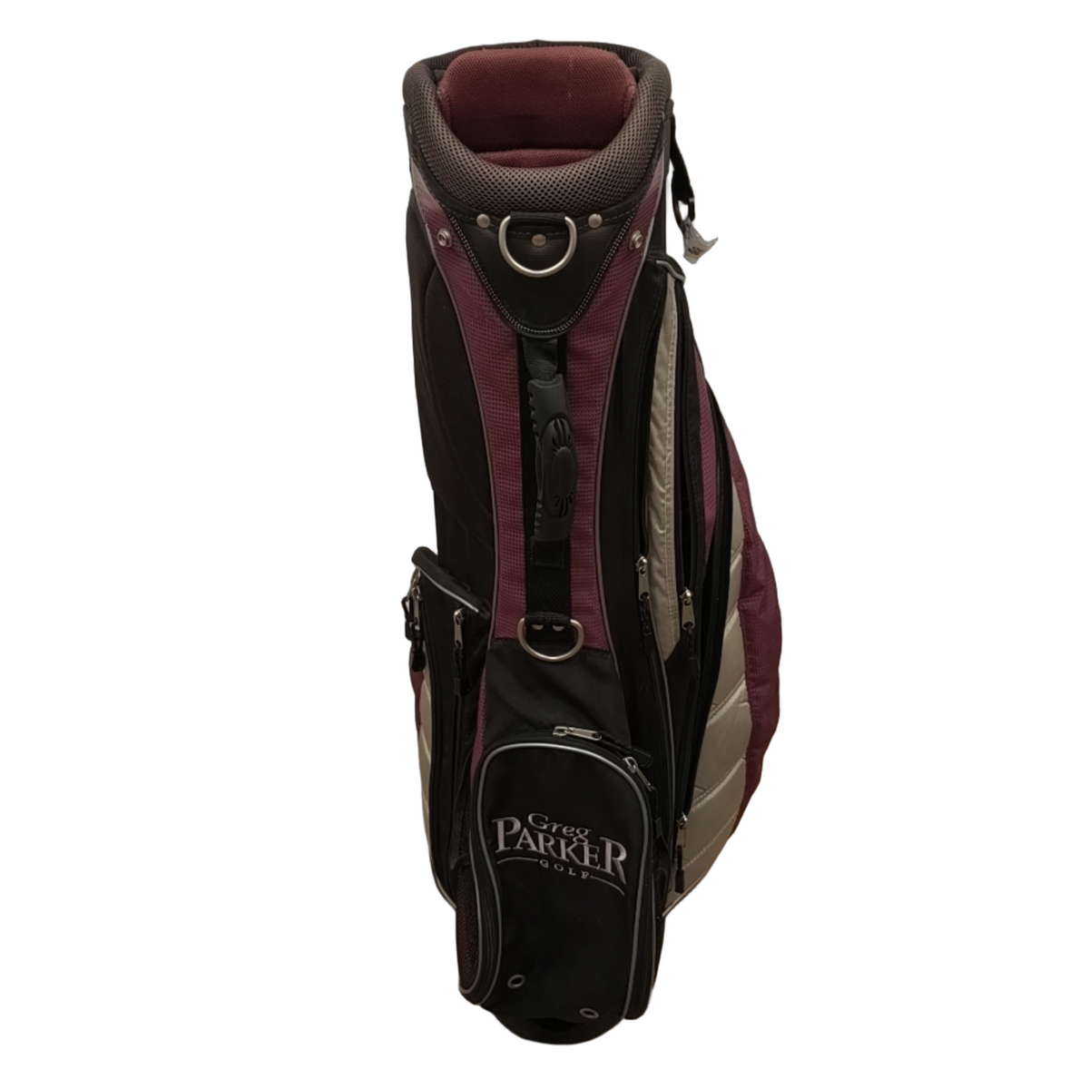 Greg Parker Golf Bag / 6-Compartment / Purple [model:birefnet-general] [bg:handrolled]