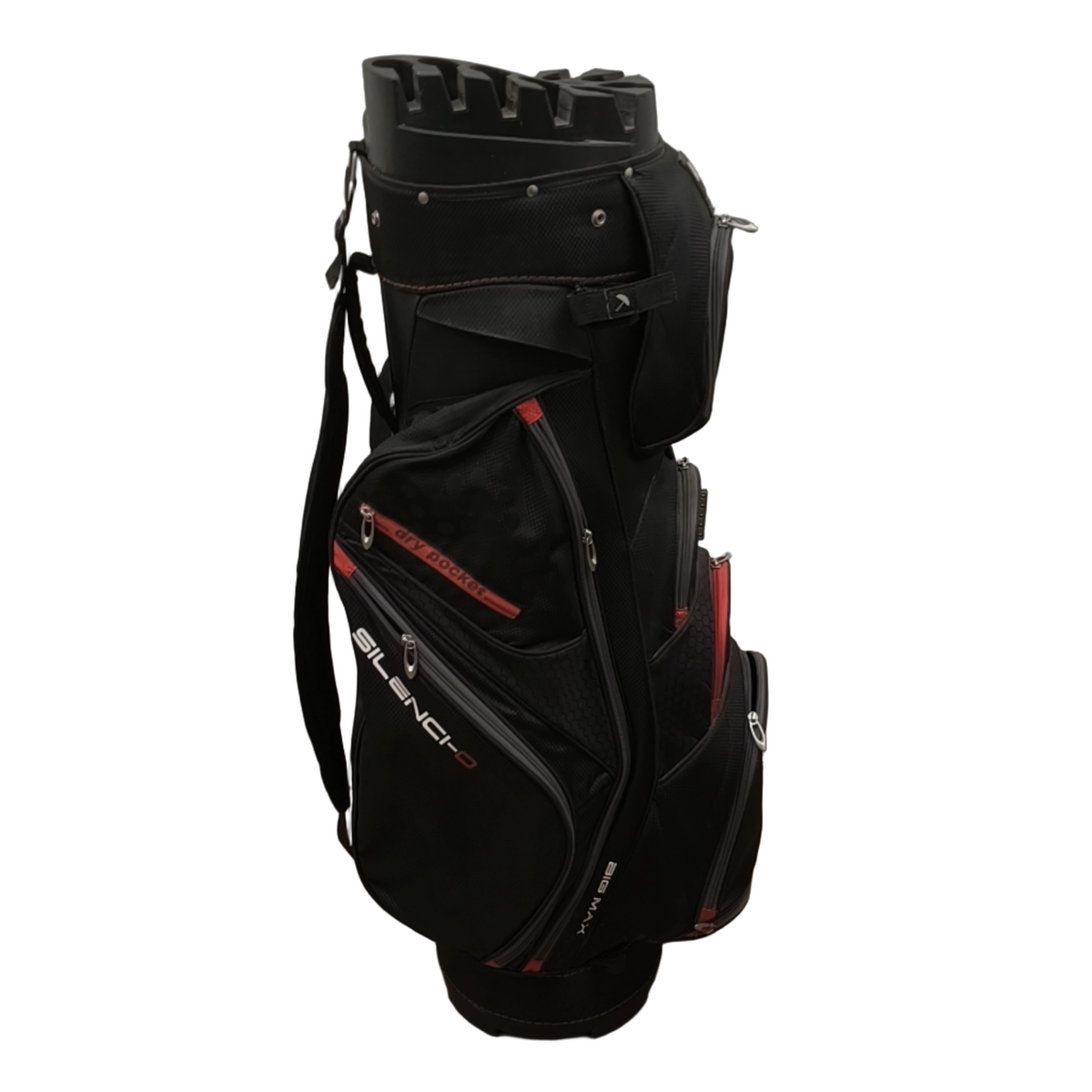 Big Max Silencio Golf Bag / 15-Rum / Sort [model:birefnet-general] [bg:handrolled]