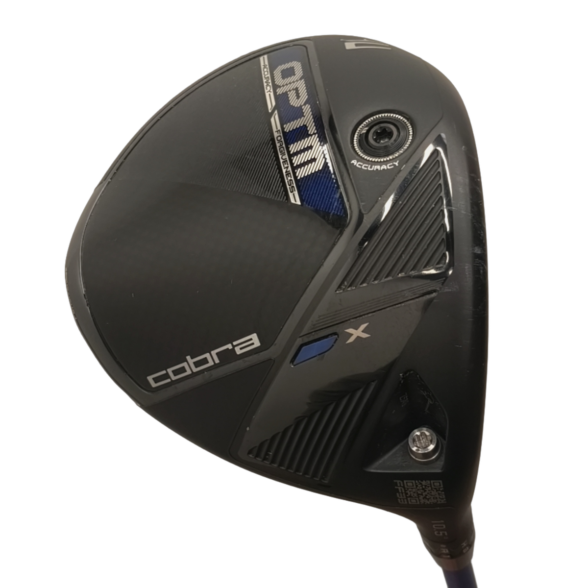 Cobra OPTM X Driver / Flex Stiff / Loft 10.5 [model:birefnet-general] [bg:handrolled]
