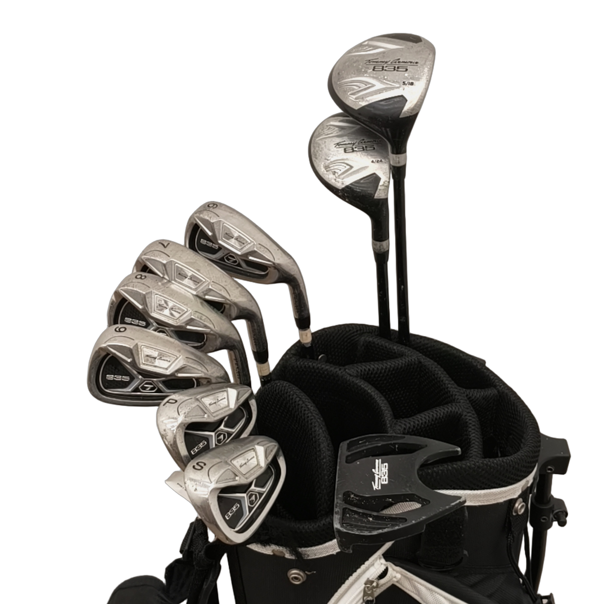Tommy Armour 835 Komplet Sæt Med Bag / 6-PW+SW / Flex Regular / Grafit [model:birefnet-general] [bg:handrolled]
