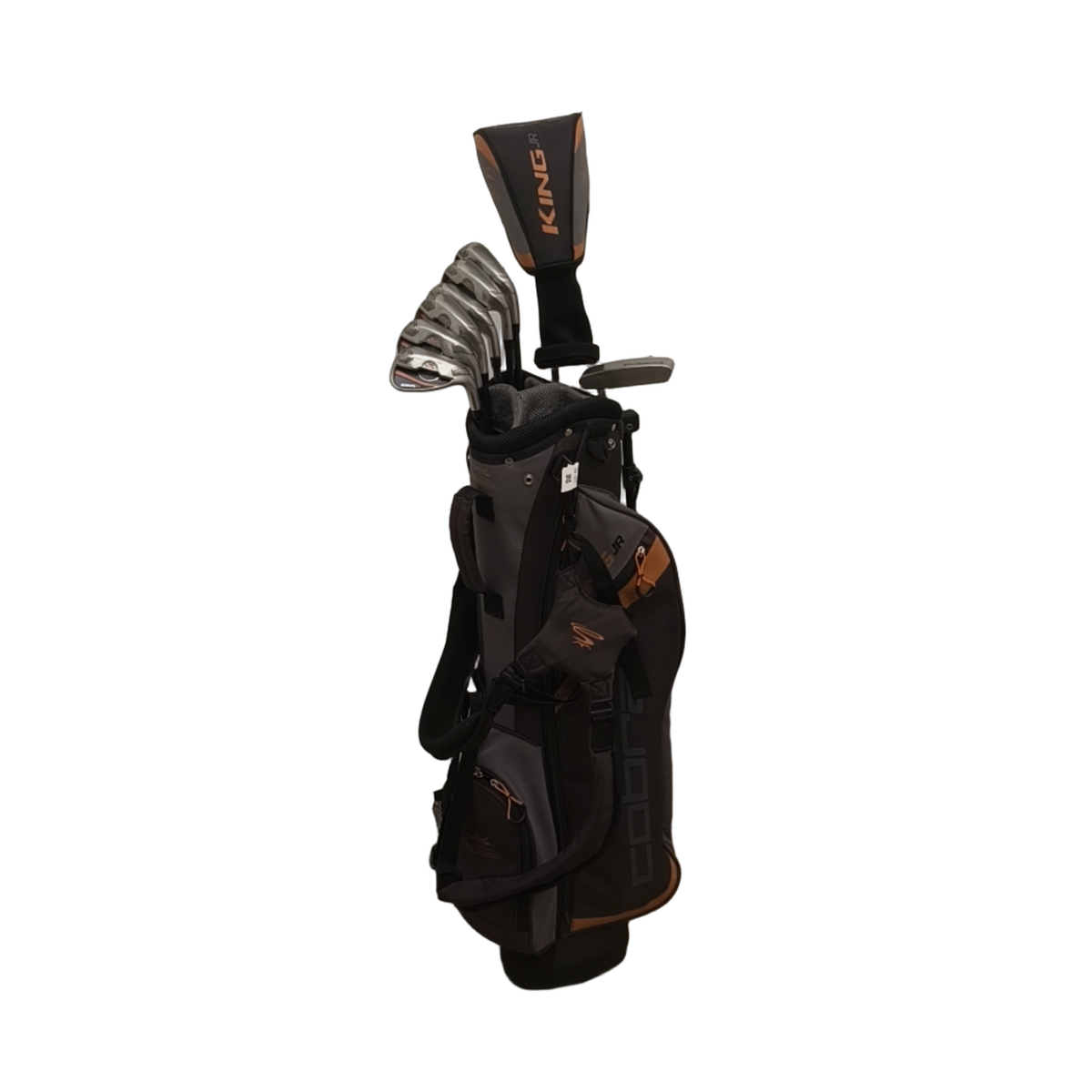 Cobra King Jr. Komplet Sæt Med Bag / 6-PW+SW / Flex Junior  / Grafit [model:birefnet-general] [bg:handrolled]