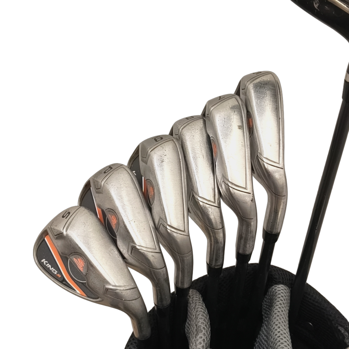 Cobra King Jr. Komplet Sæt Med Bag / 6-PW+SW / Flex Junior  / Grafit [model:birefnet-general] [bg:handrolled]