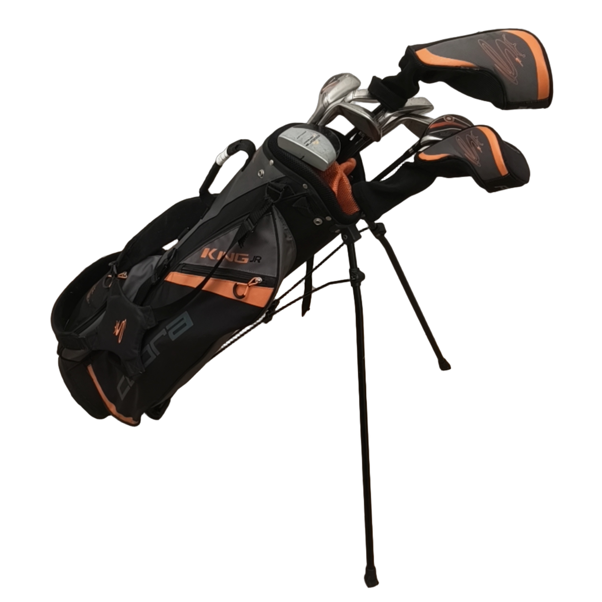Cobra King Jr. Komplet Sæt Med Bag / 6-PW+SW / Flex Junior  / Grafit [model:birefnet-general] [bg:handrolled]