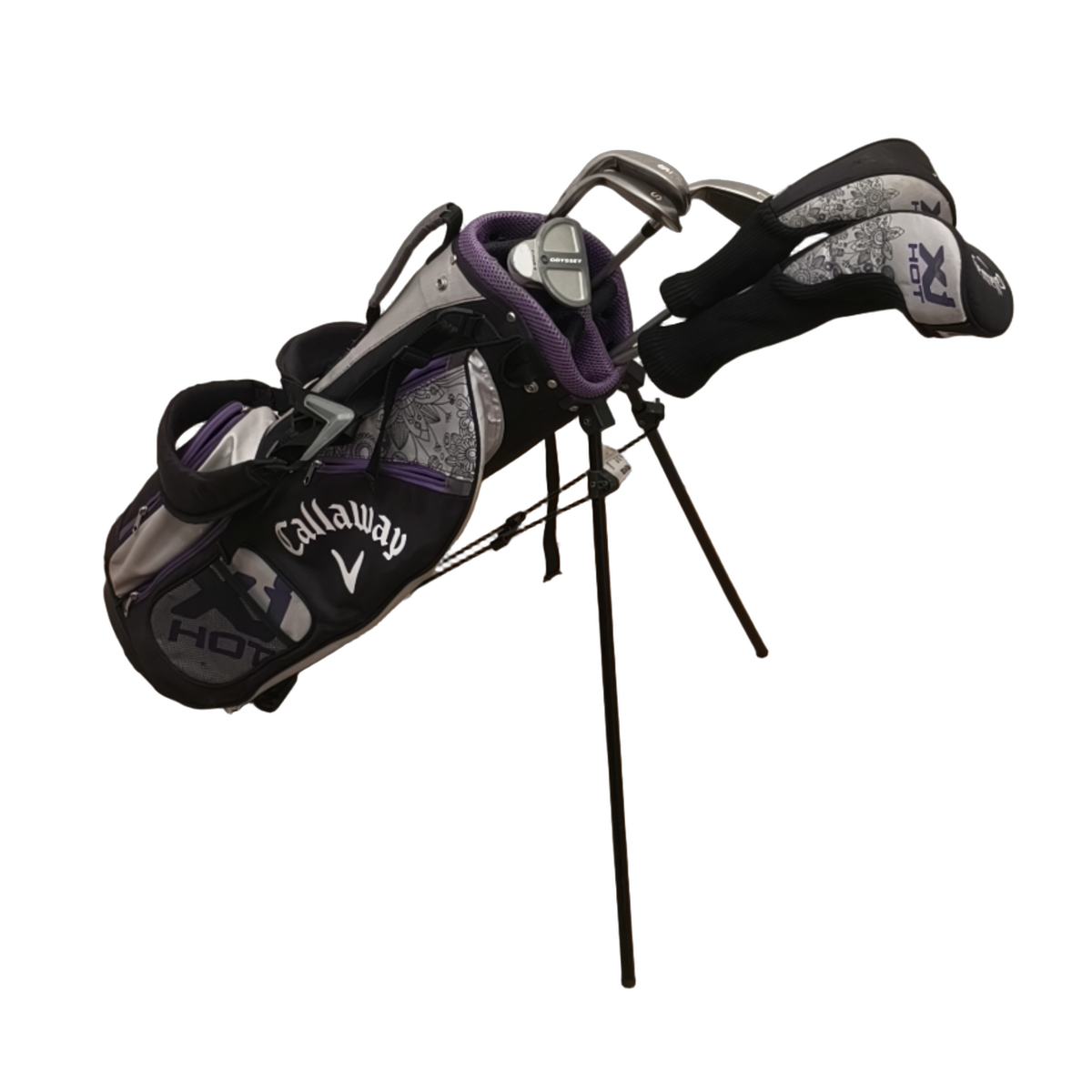 Callaway XJ Hot Komplet Sæt Med Bag / 7+9+SW / Flex Junior  / Grafit [model:birefnet-general] [bg:handrolled]