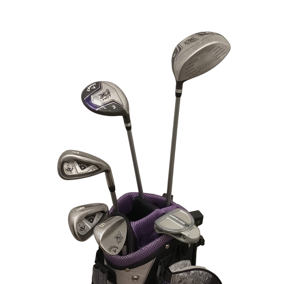 Callaway XJ Hot Komplet Sæt Med Bag / 7+9+SW / Flex Junior  / Grafit [model:birefnet-general] [bg:handrolled]