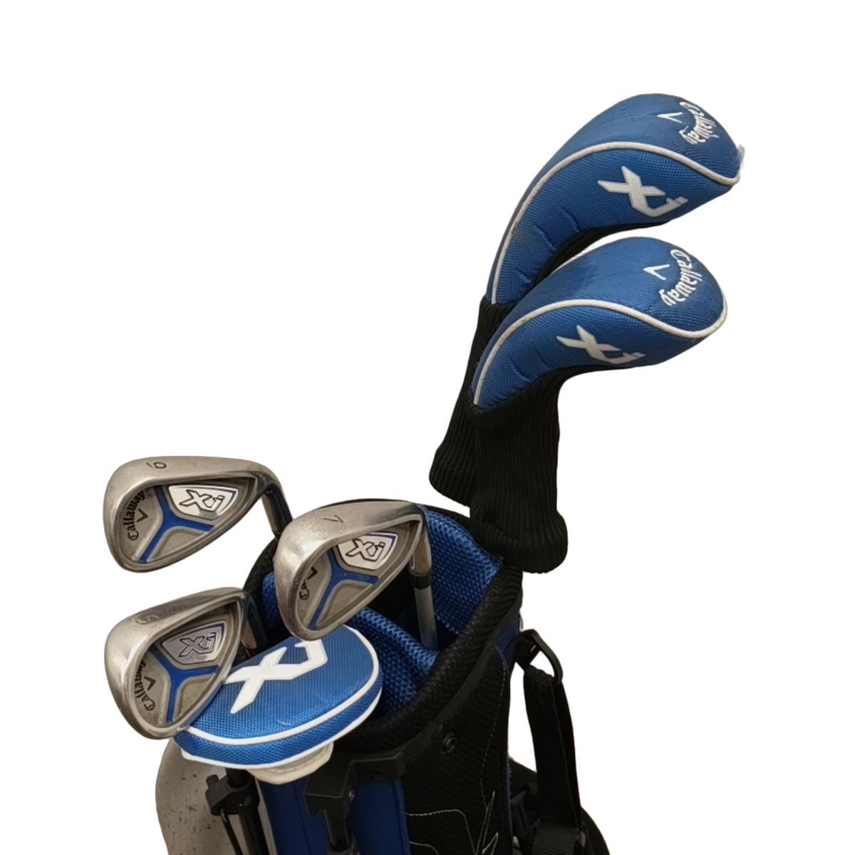 Callaway XJ Hot Komplet Sæt Med Bag / 7+9+SW / Flex Junior  / Grafit [model:birefnet-general] [bg:handrolled]