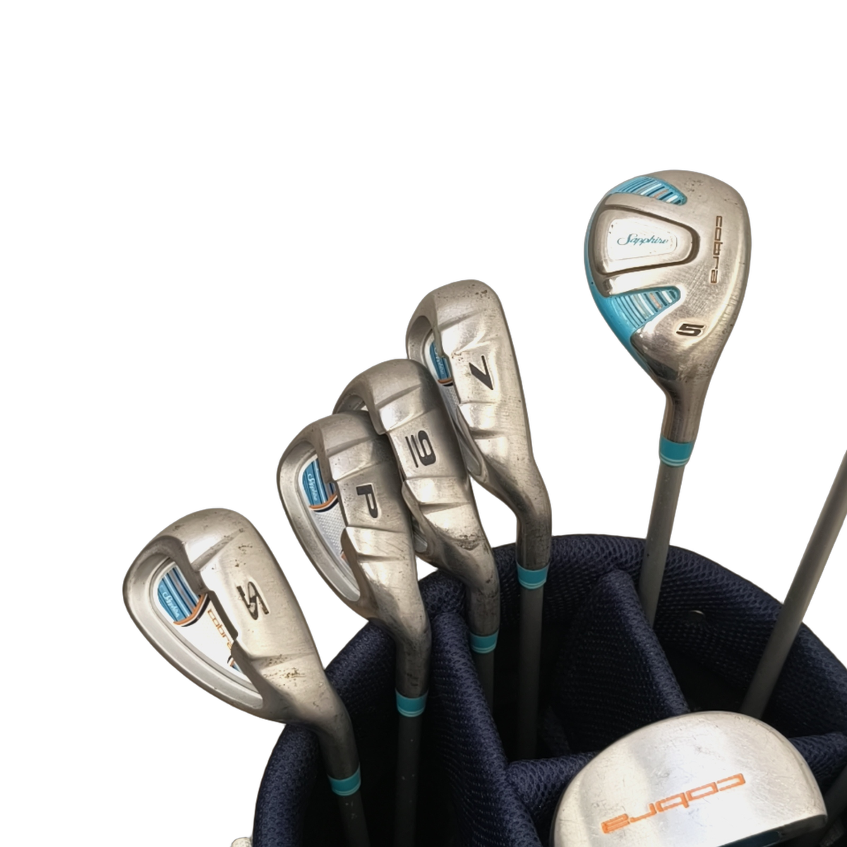 Cobra Saphiri Komplet Sæt Med Bag / 7+9+PW+SW / Flex Ladies / Grafit [model:birefnet-general] [bg:handrolled]
