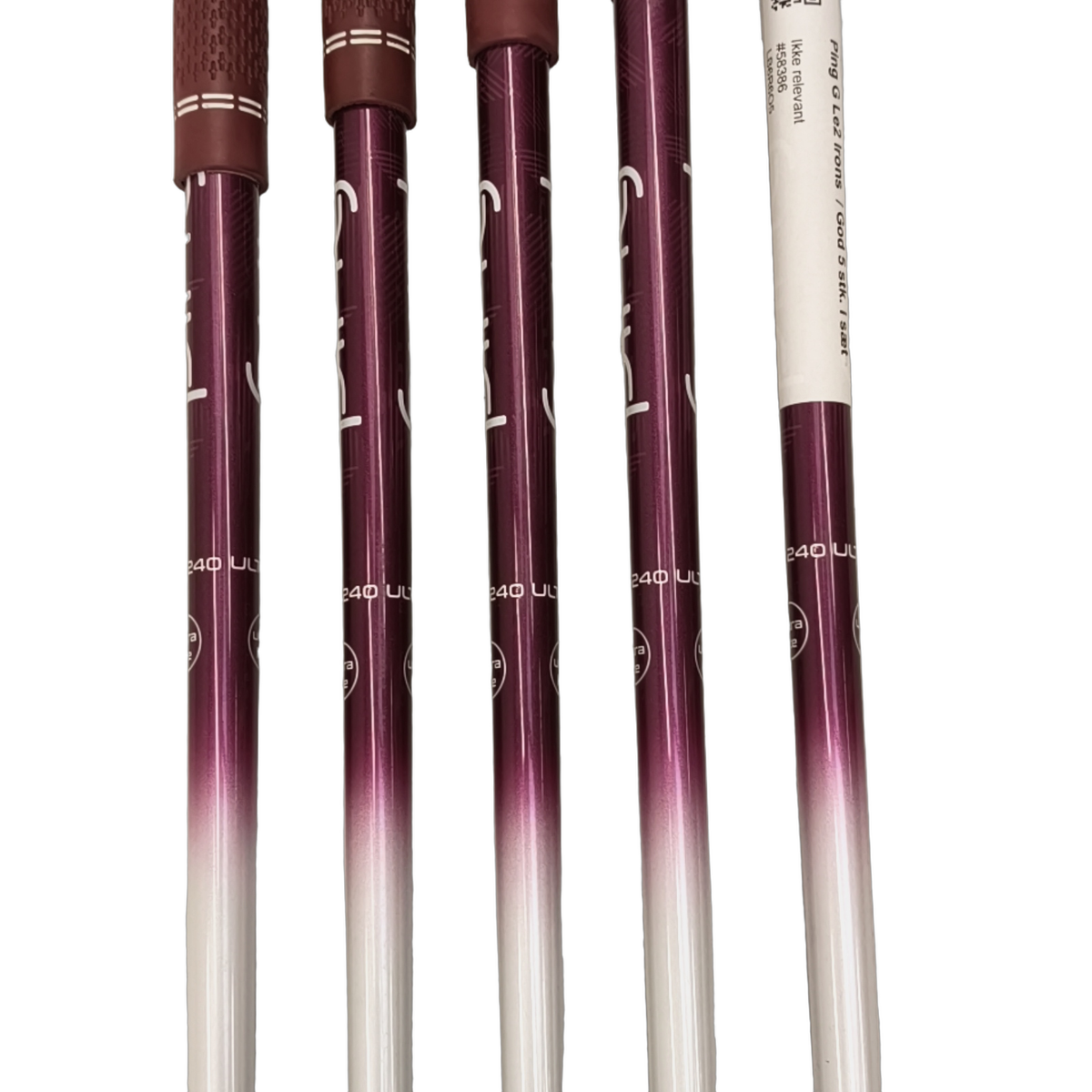 PING G Le2 Jernsæt / 7-PW+SW / Flex Ladies / Grafit [model:birefnet-general] [bg:handrolled]