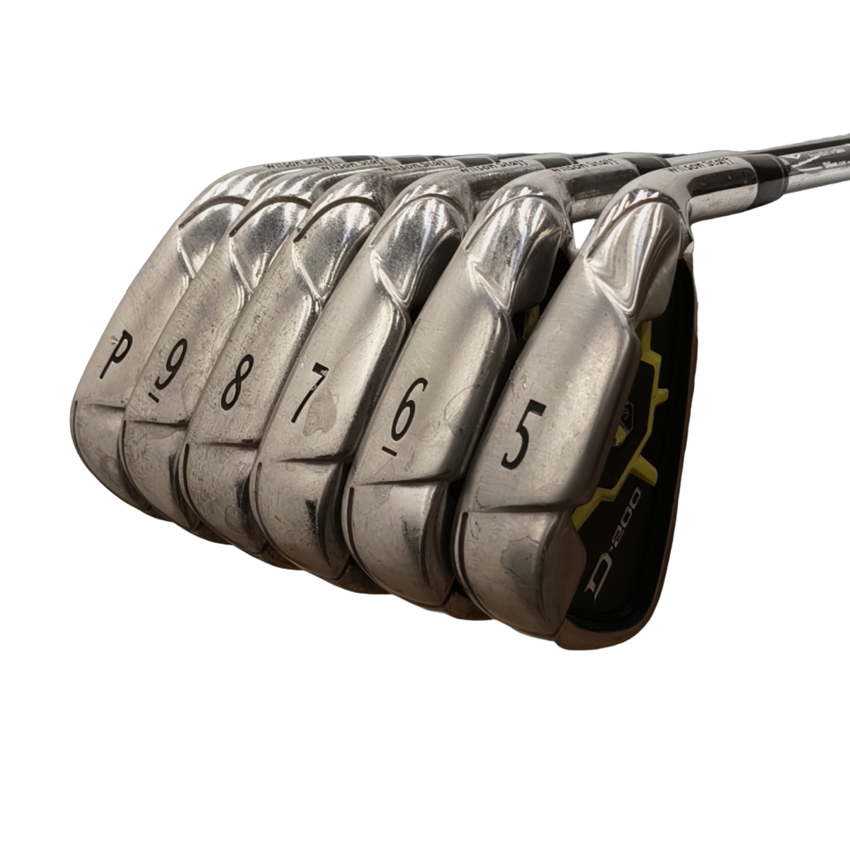 Wilson D200 Jernsæt / 5-PW / Flex Regular / Stål [model:birefnet-general] [bg:handrolled]