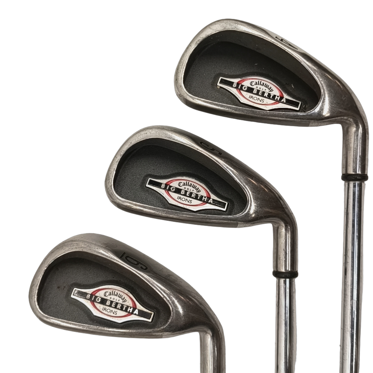 Callaway Big Bertha Jernsæt / 4-PW+GW / Flex Uniflex / Stål [model:birefnet-general] [bg:handrolled]