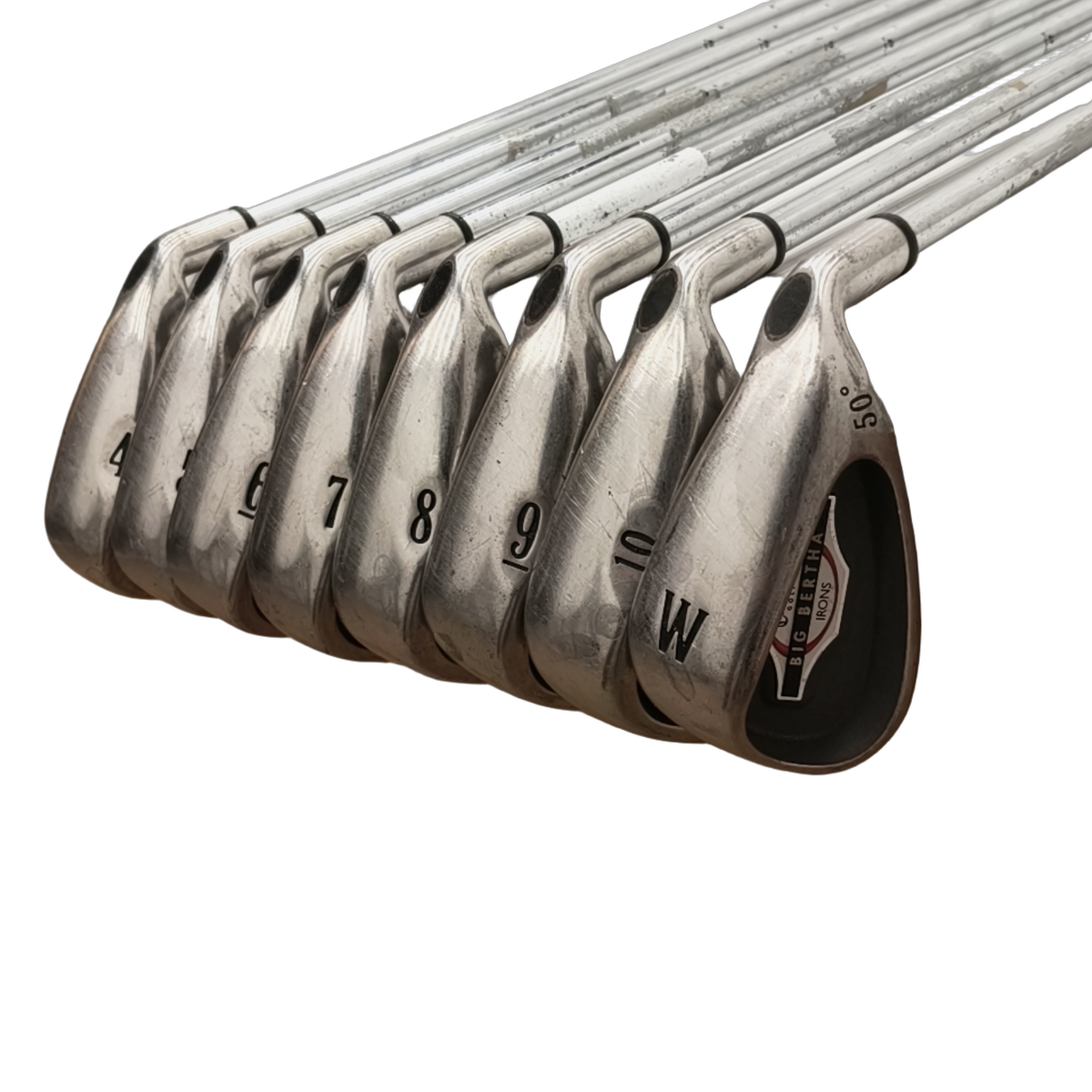 Callaway Big Bertha Jernsæt / 4-PW+GW / Flex Uniflex / Stål [model:birefnet-general] [bg:handrolled]