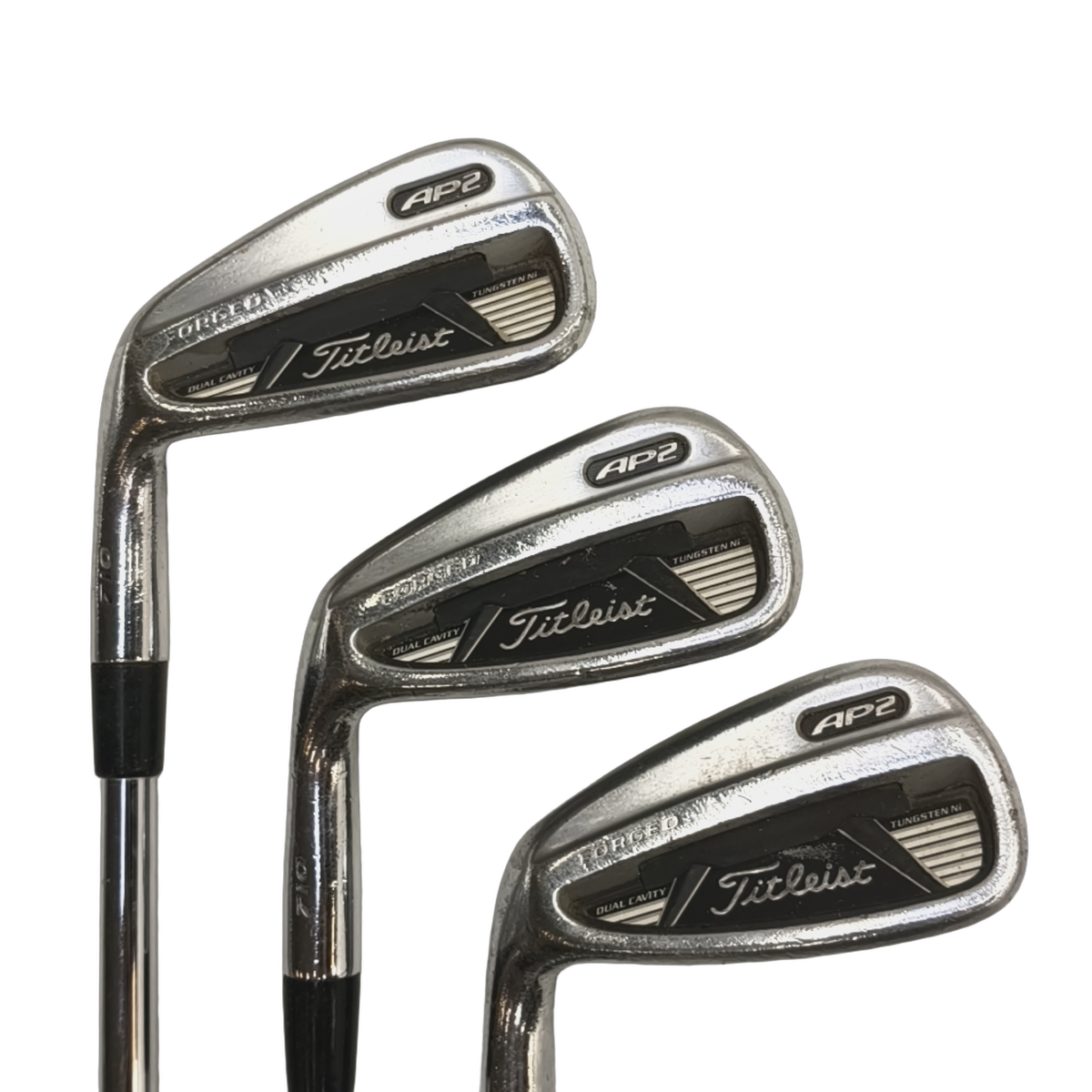 Venstre Titleist AP2 710 Jernsæt / 5-PW / Flex Stiff / Stål [model:birefnet-general] [bg:handrolled]