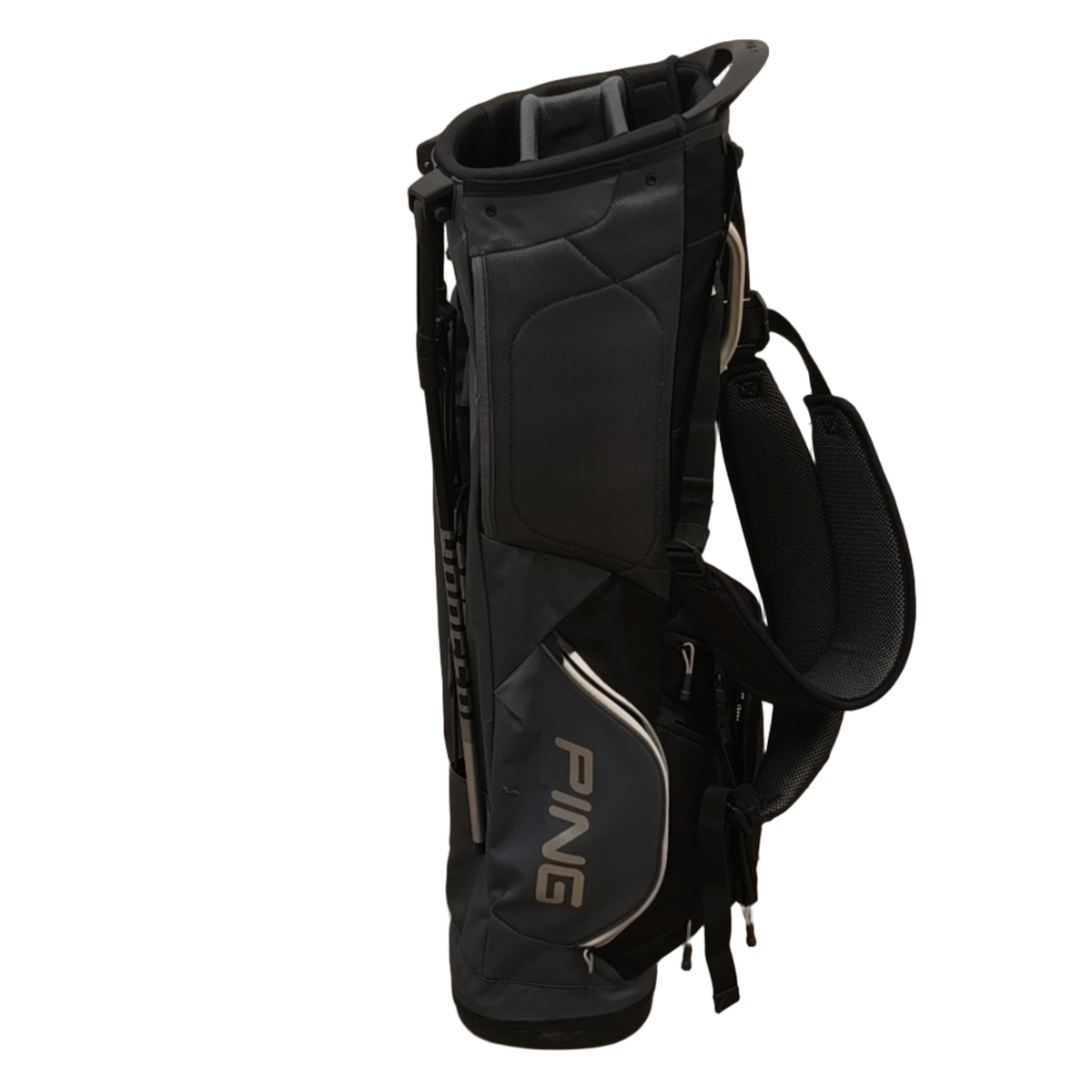 PING Hoofer Lite Golf Bag / 4-Rum / Grå [model:birefnet-general] [bg:handrolled]