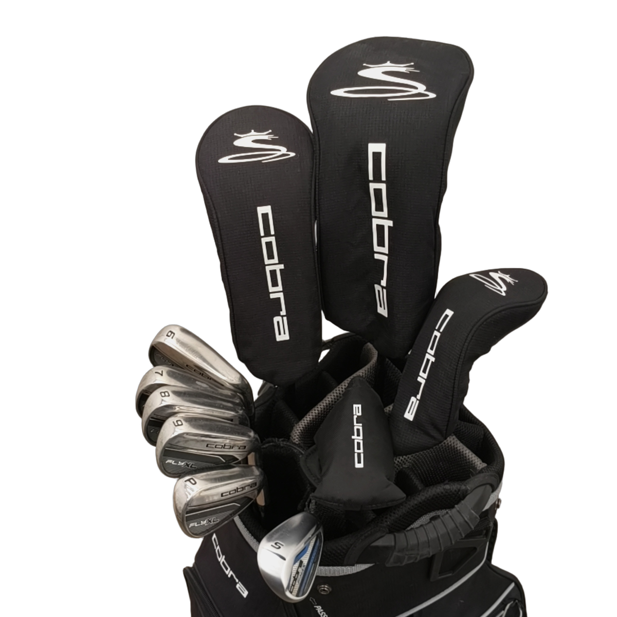 Cobra Fly XL Komplet Sæt Med Bag / 6-PW+SW / Flex Regular / Grafit [model:birefnet-general] [bg:handrolled]