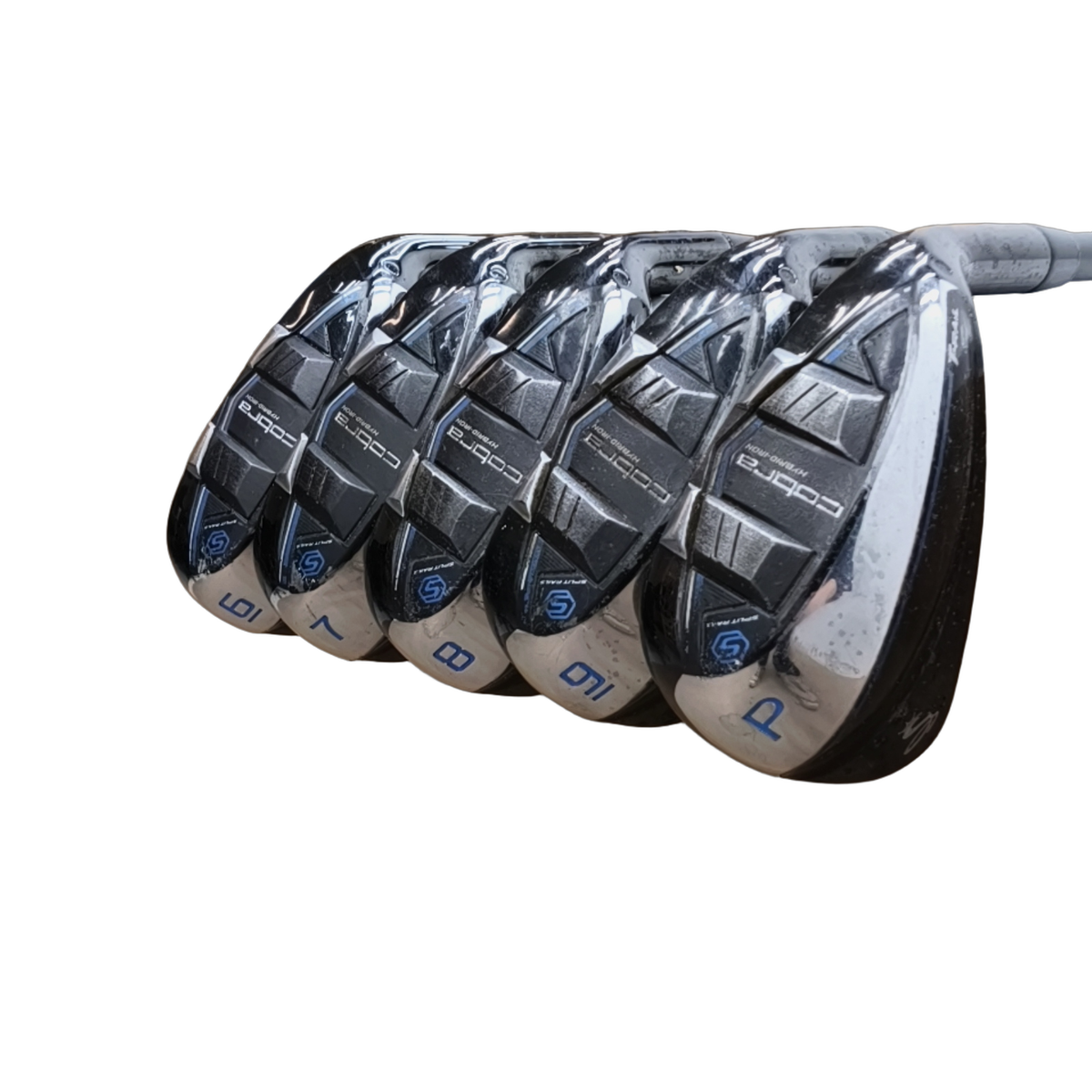 Cobra T-rail Jernsæt / 6-PW / Flex A-flex / Grafit [model:birefnet-general] [bg:handrolled]