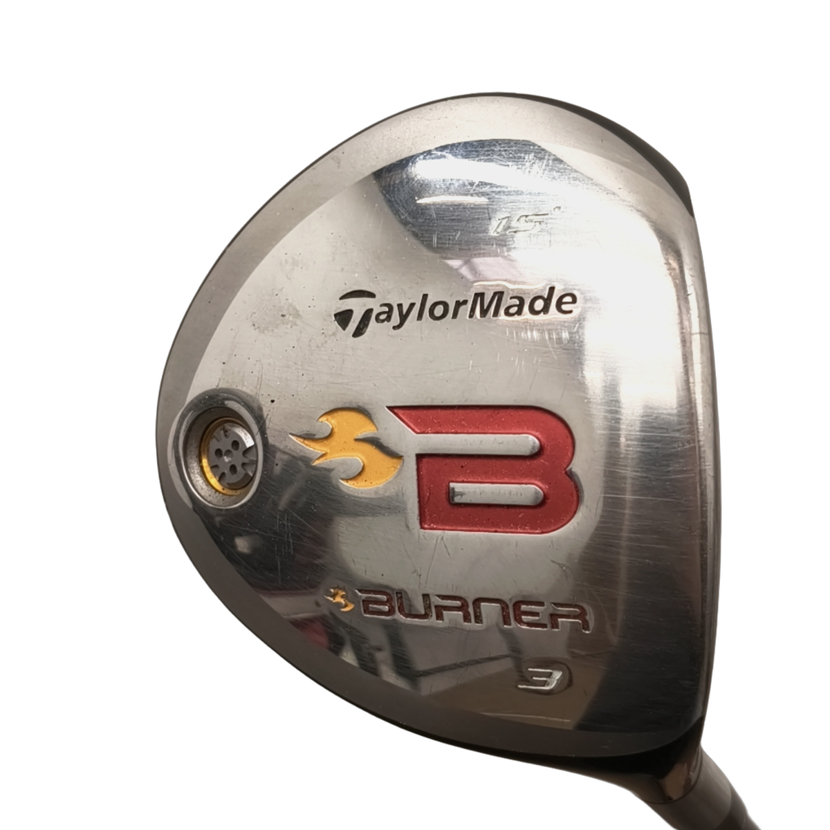 {{4b63843db016ae675d6d9fc4c3216f3e}} Burner Fairway Wood / Flex Regular / #3/15 [model:birefnet-general] [bg:handrolled]