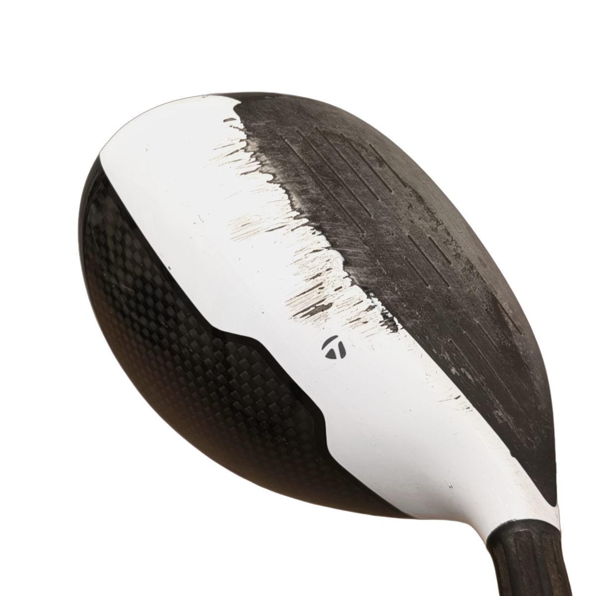 Left TaylorMade M2 2016 Fairway Wood / Flex Regular / #5/18 [model:birefnet-general] [bg:handrolled]