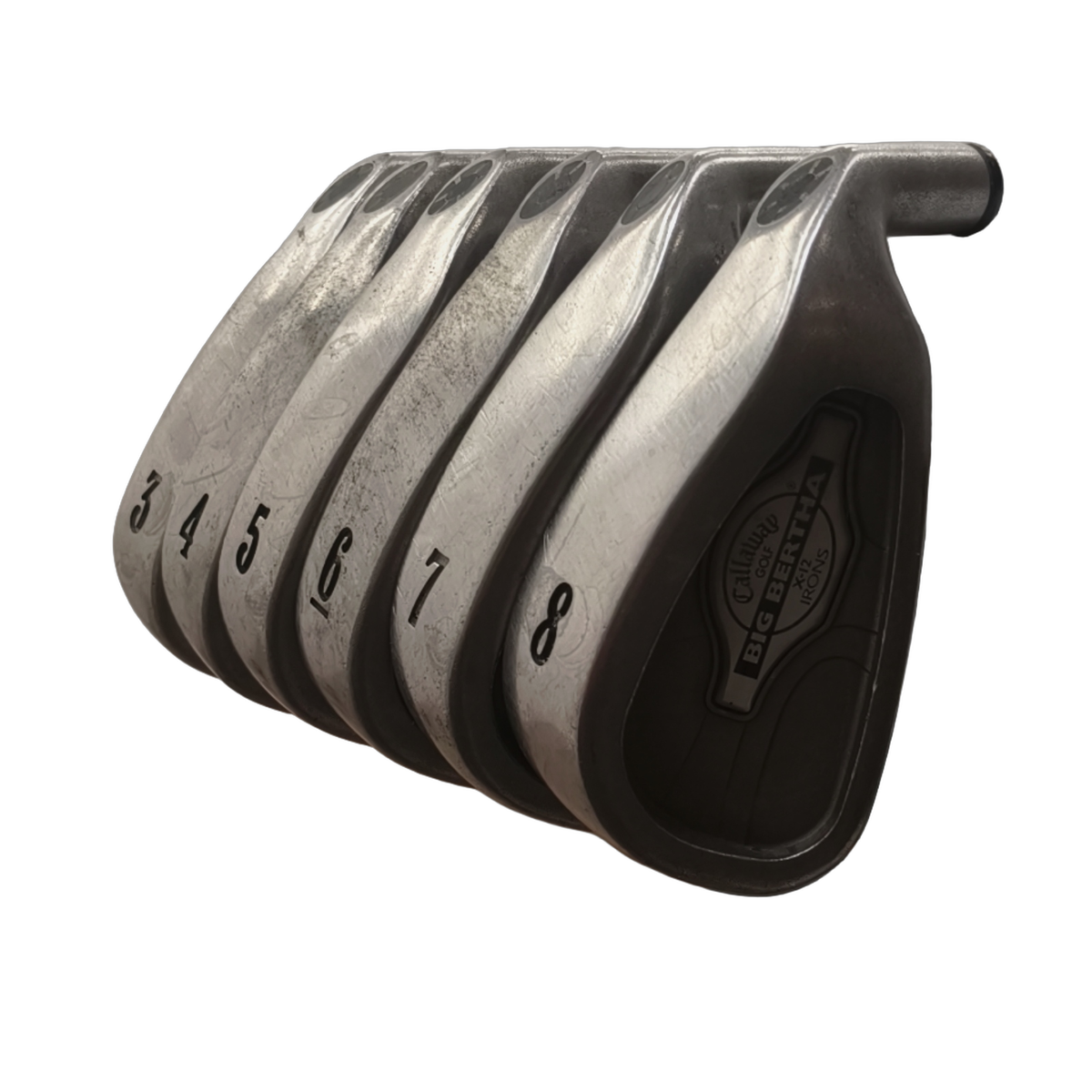 Callaway Big Bertha X12 Jernsæt / 3-8i / Flex Regular / Grafit [model:birefnet-general] [bg:handrolled]