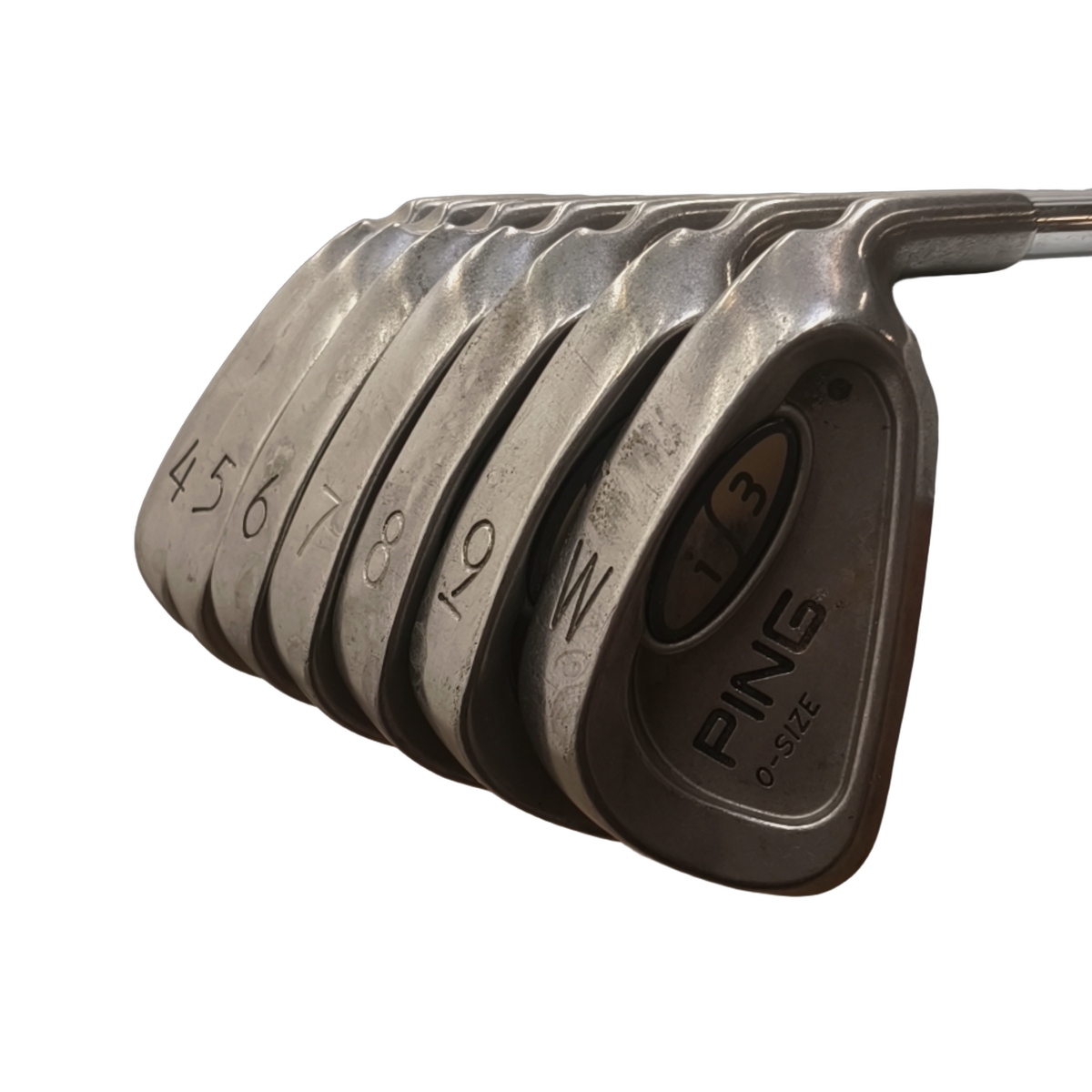 PING i3 OS Jernsæt / 4-PW / Flex Regular / Stål [model:birefnet-general] [bg:handrolled]